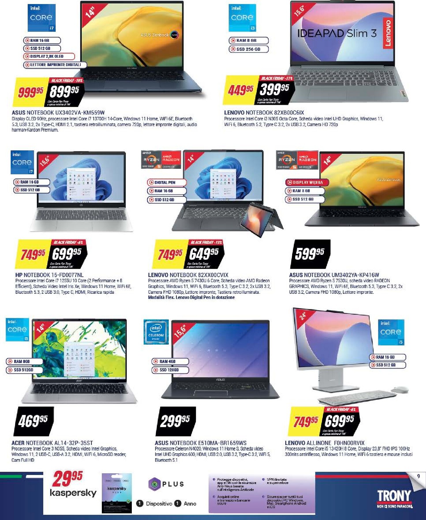trony - Volantino Trony - Black Friday valido dal 19/03/2026 al 01/04/2026 - page: 9