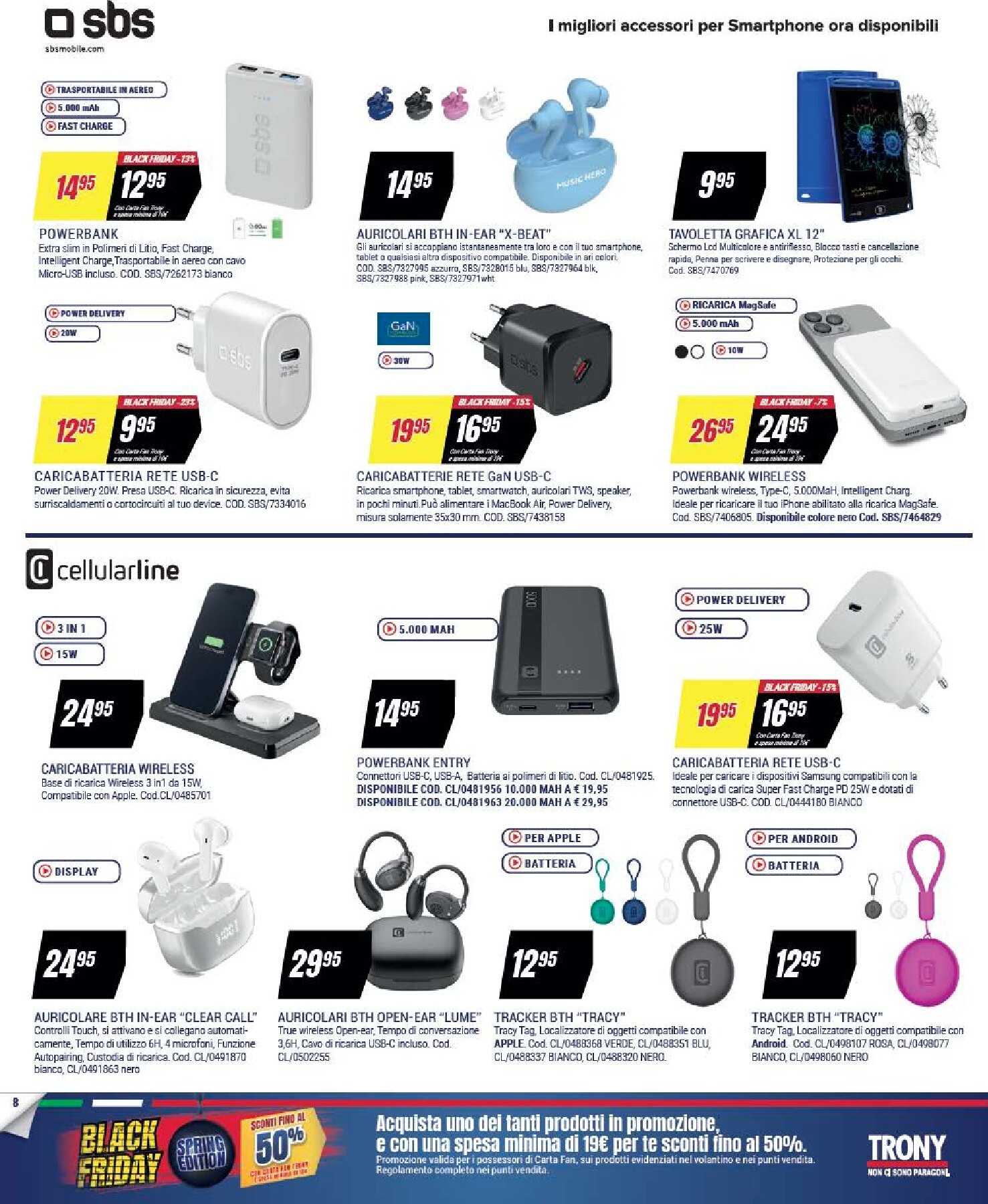 trony - Volantino Trony - Black Friday valido dal 19/03/2026 al 01/04/2026 - page: 8