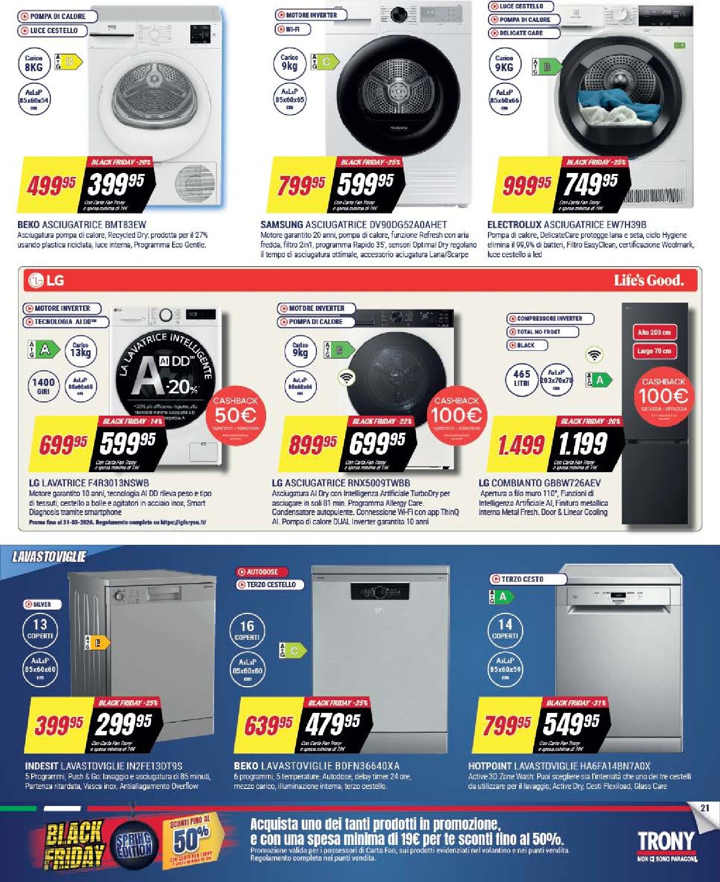 trony - Volantino Trony - Black Friday valido dal 19/03/2026 al 01/04/2026 - page: 21
