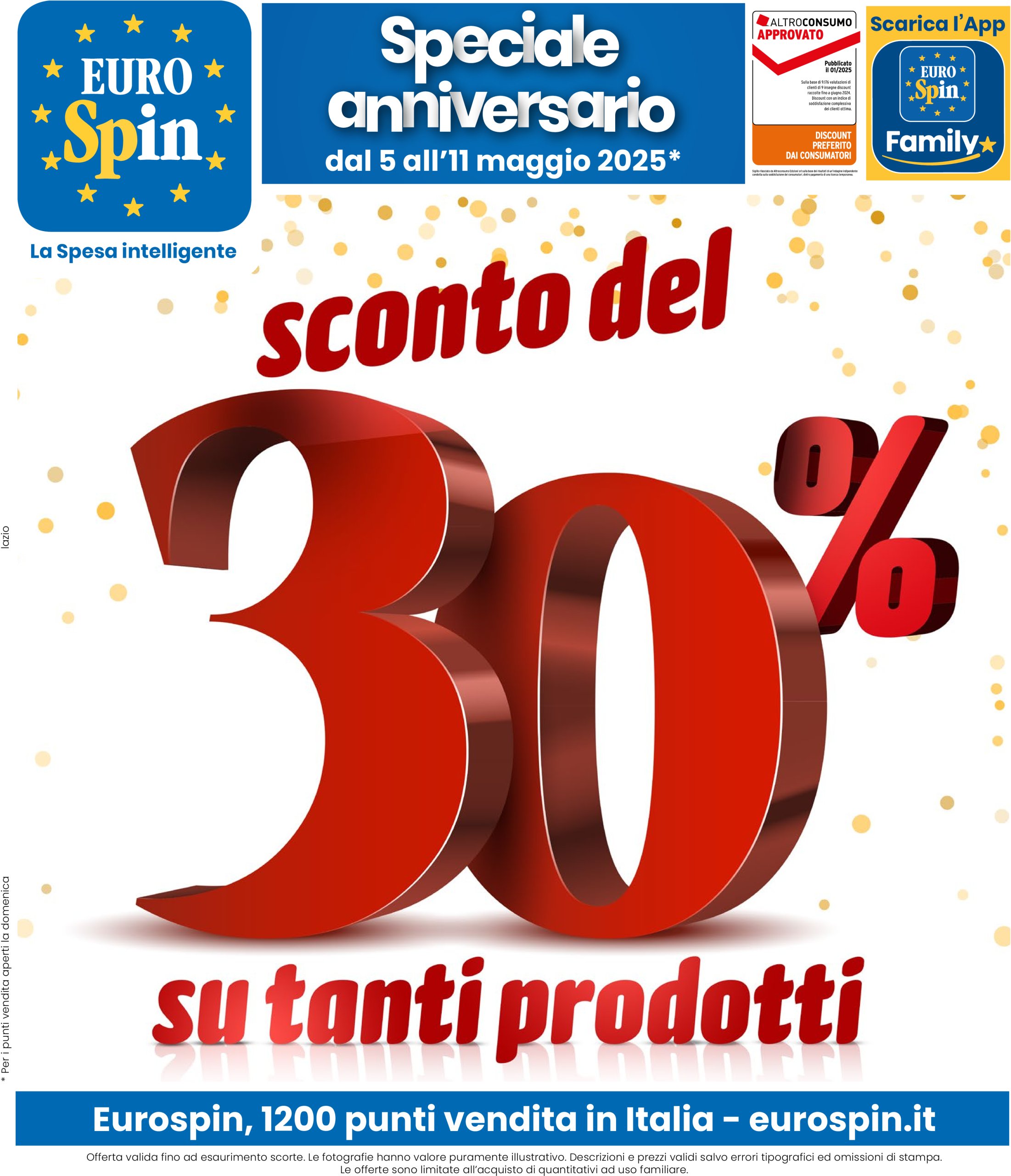 eurospin - Volantino Eurospin valido dal 05/05 al 11/05