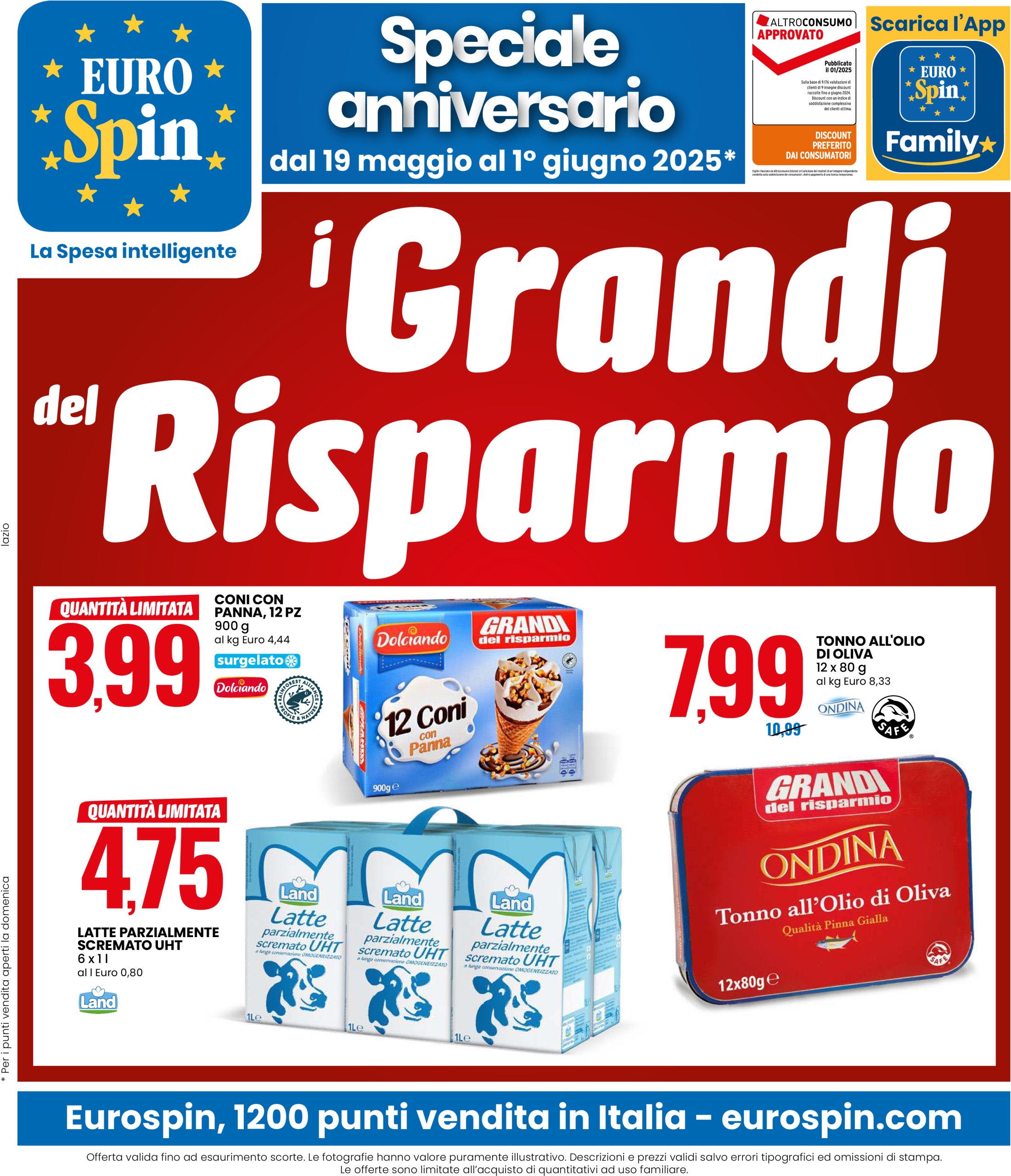 eurospin - Volantino Eurospin valido dal 19/05 al 01/06