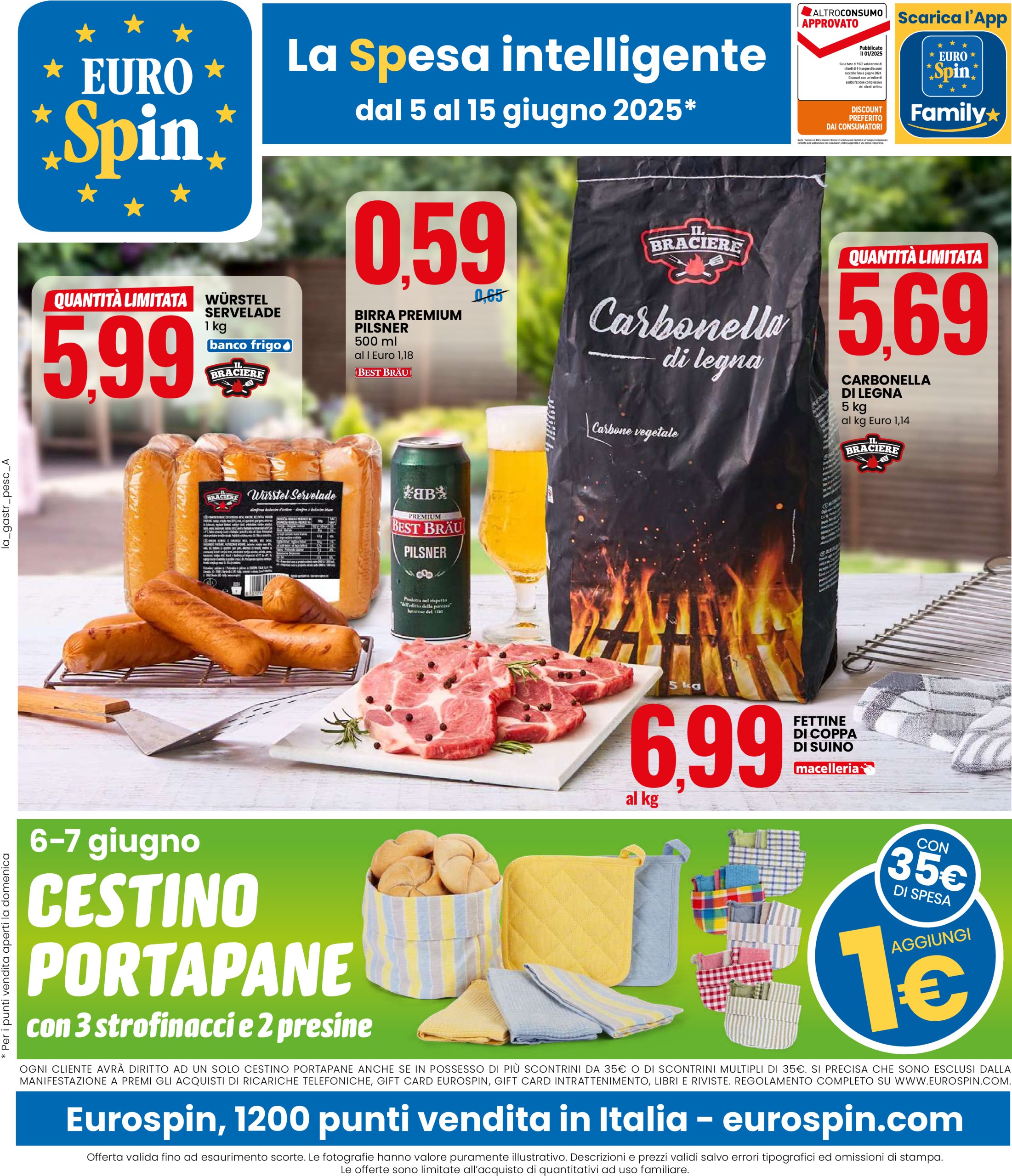 eurospin - Volantino Eurospin valido dal 05/06 al 15/06 - page: 1