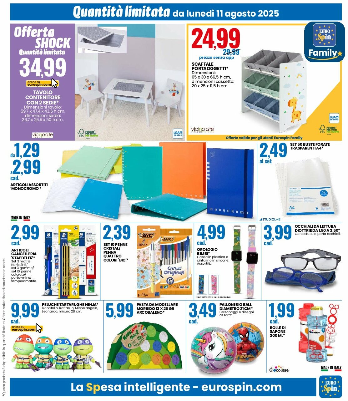 eurospin - Volantino Eurospin valido dal 11/08 al 24/08 - page: 15