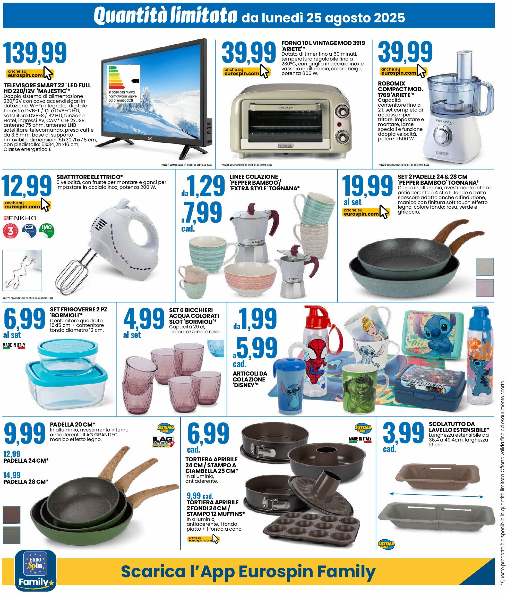 eurospin - Volantino Eurospin valido dal 25/08 al 07/09 - page: 16