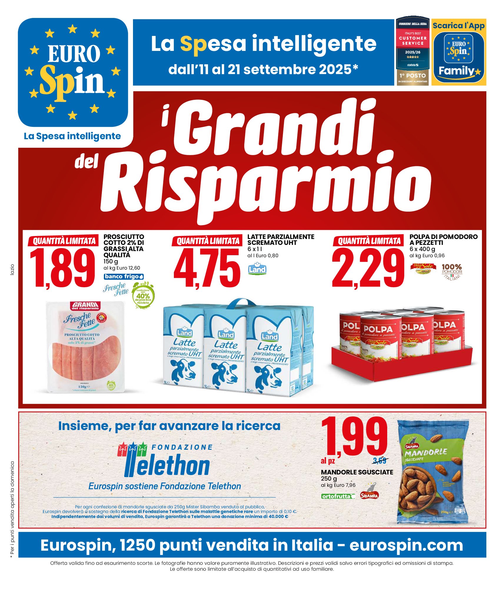 eurospin - Volantino Eurospin valido dal 11/09 al 21/09
