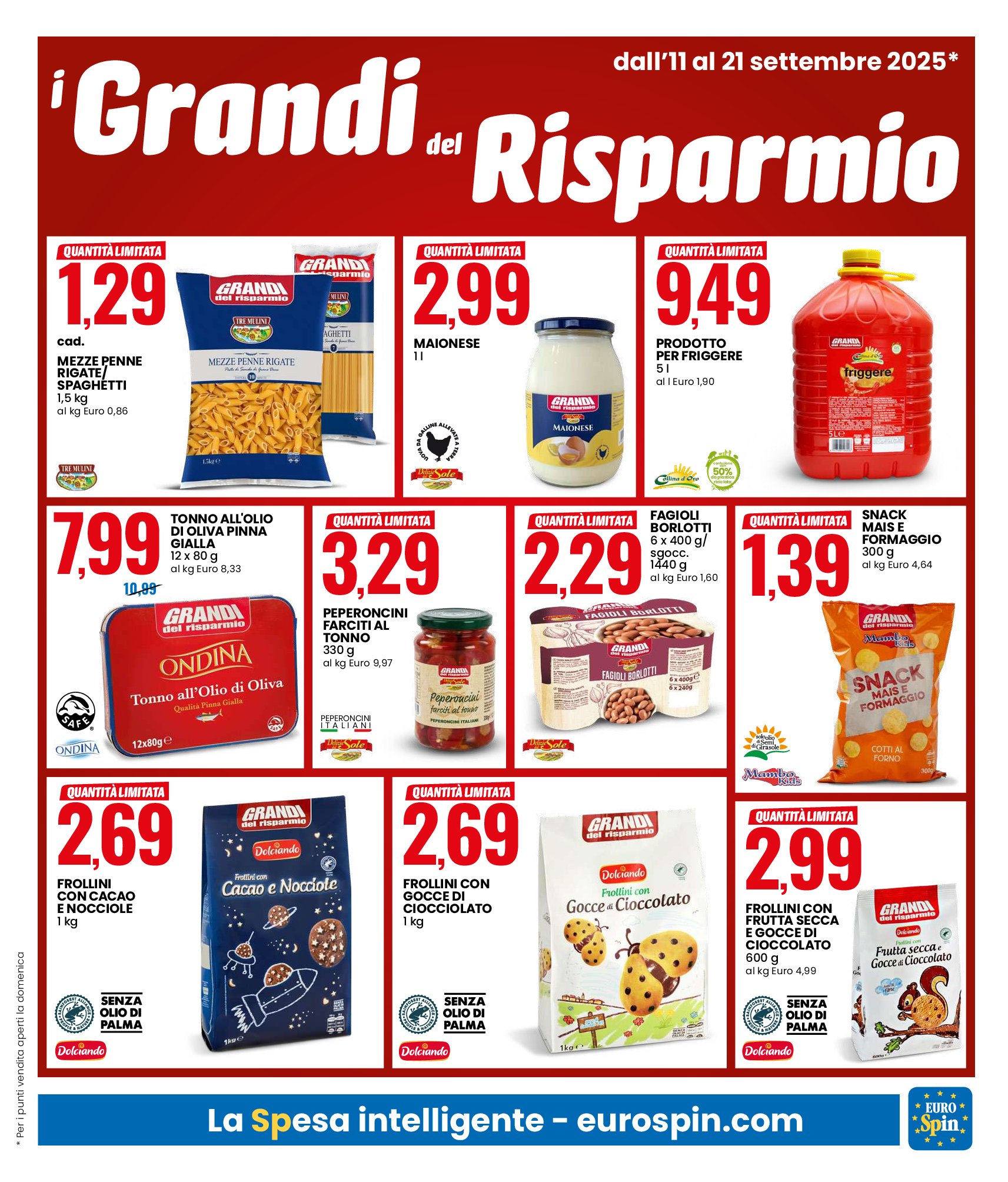 eurospin - Volantino Eurospin valido dal 11/09 al 21/09 - page: 3