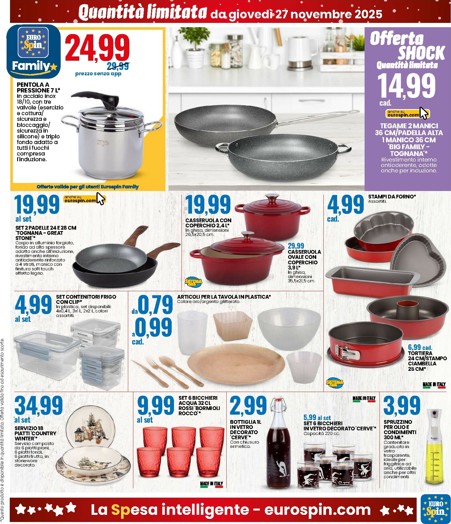 eurospin - Volantino Eurospin valido dal 27/11 al 10/12 - page: 19