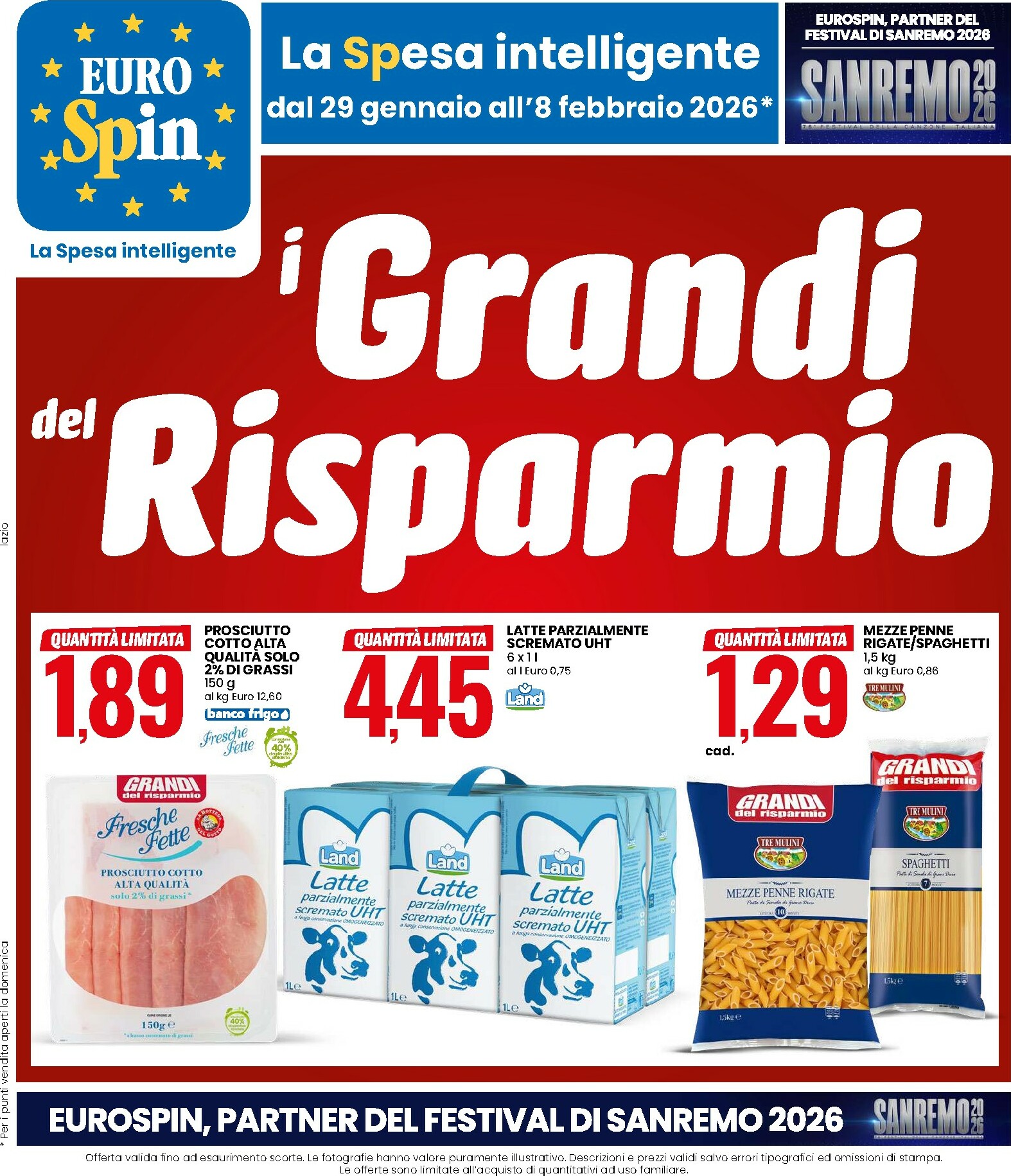 eurospin - Volantino Eurospin valido dal 29/01 al 08/02