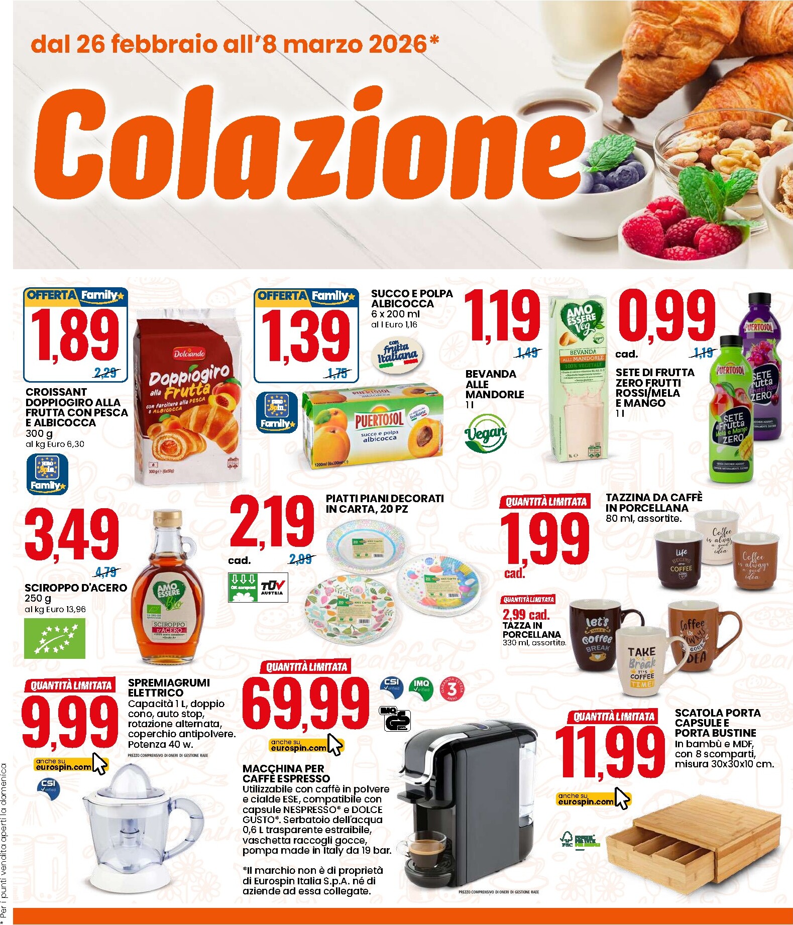eurospin - Volantino Eurospin valido dal 26/02/2026 al 08/03/2026 - page: 7