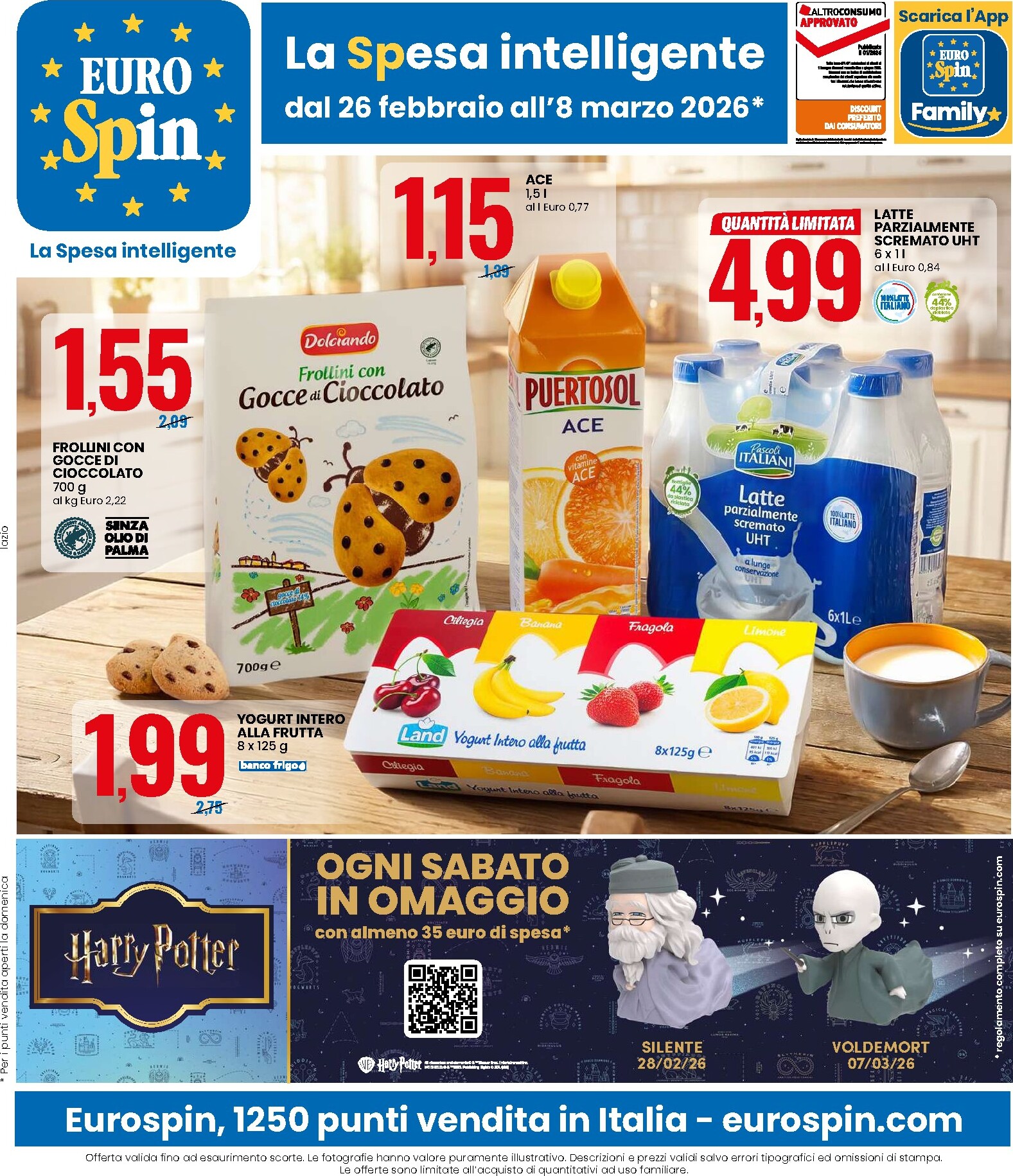 eurospin - Volantino Eurospin valido dal 26/02/2026 al 08/03/2026