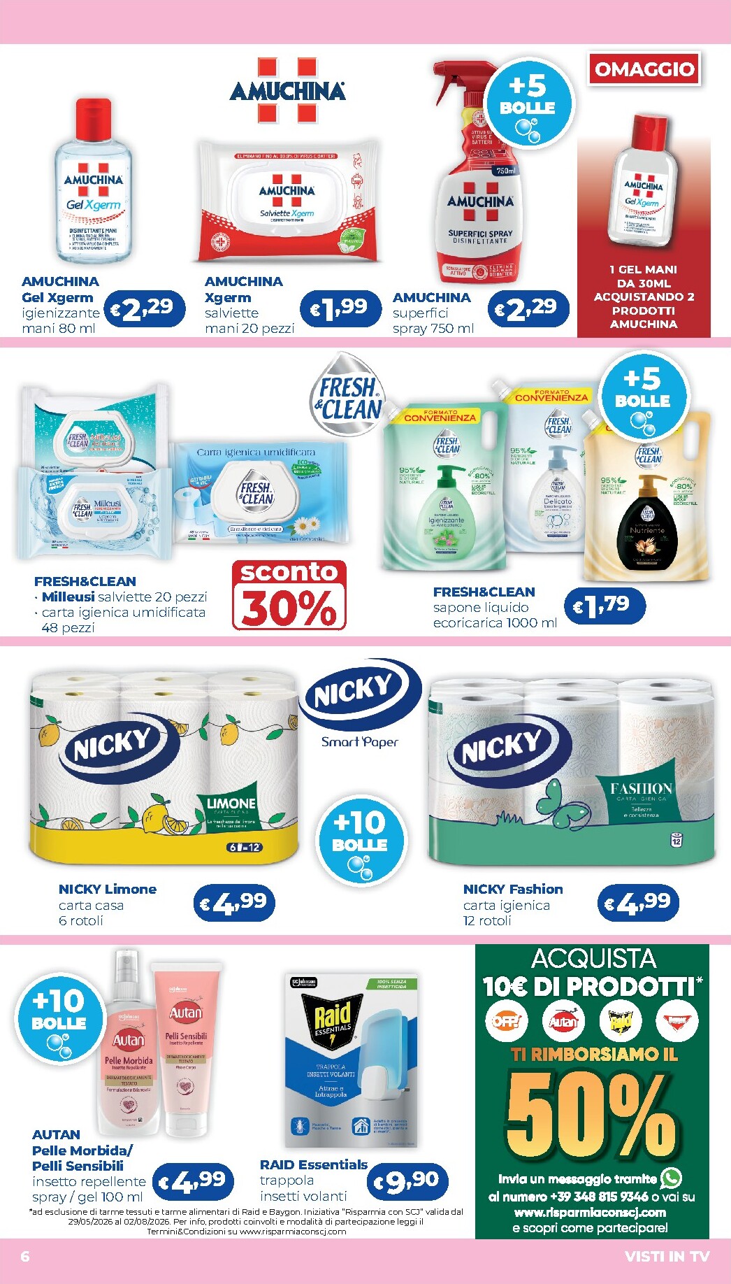 acqua-e-sapone - Volantino attuale di Acqua e Sapone valido dal giovedì 23/07/2026 al venerdì 31/07/2026 - page: 6