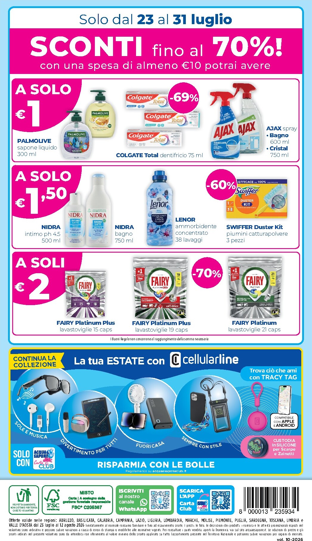 acqua-e-sapone - Volantino attuale di Acqua e Sapone valido dal giovedì 23/07/2026 al venerdì 31/07/2026 - page: 16