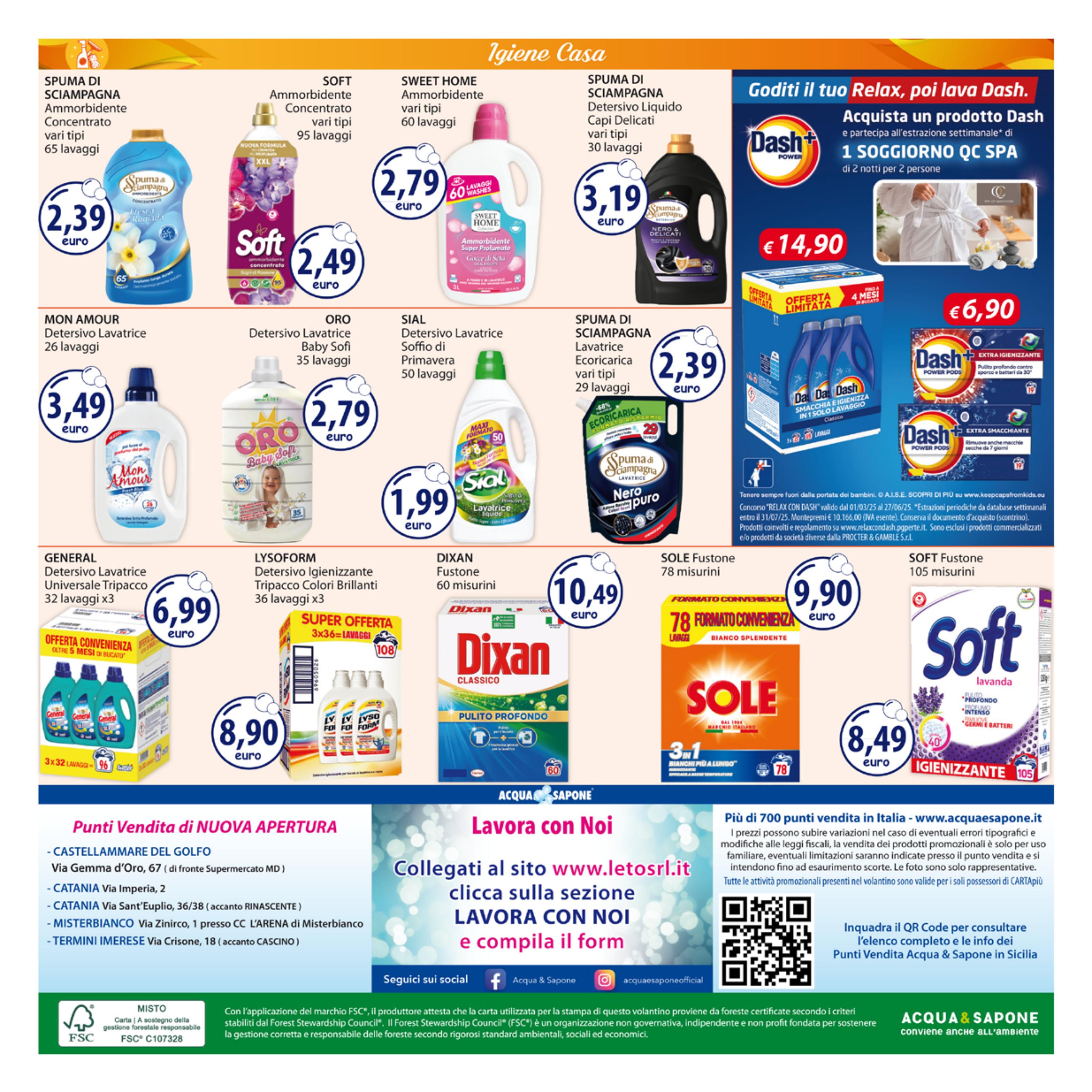 acqua-e-sapone - Volantino Acqua e Sapone - Nuova apertura Termini Imerese valido dal 19/06 al 29/06 - page: 20