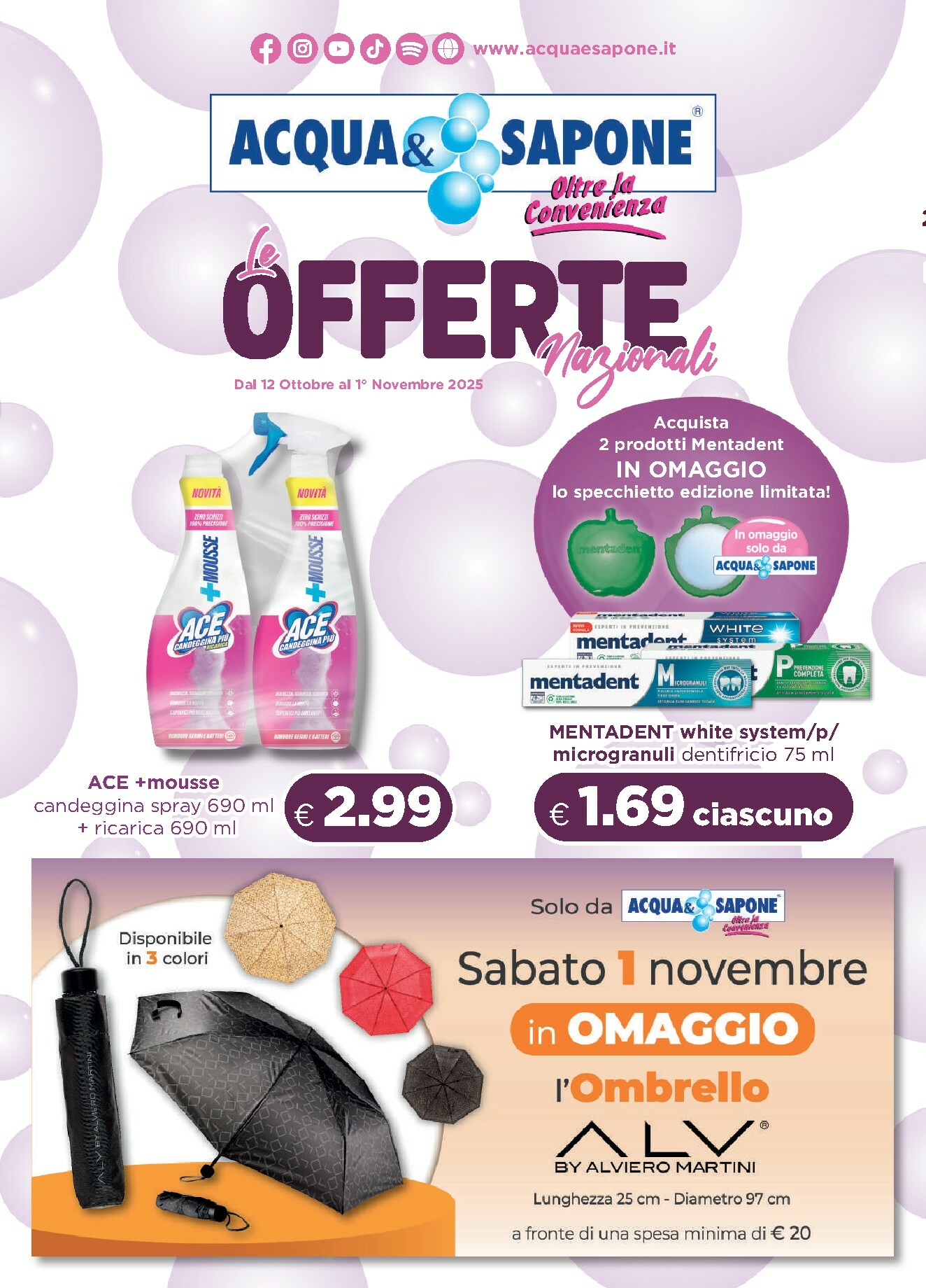 acqua-e-sapone - Volantino Acqua e Sapone valido dal 12/10 al 01/11