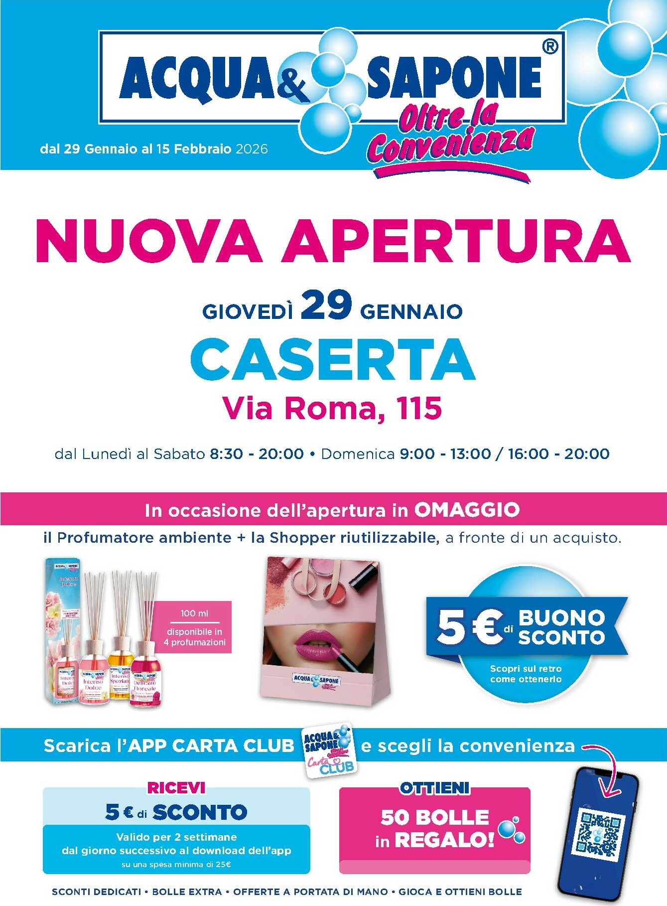 acqua-e-sapone - Volantino Acqua e Sapone - Caserta valido dal 29/01/2026 al 15/02/2026