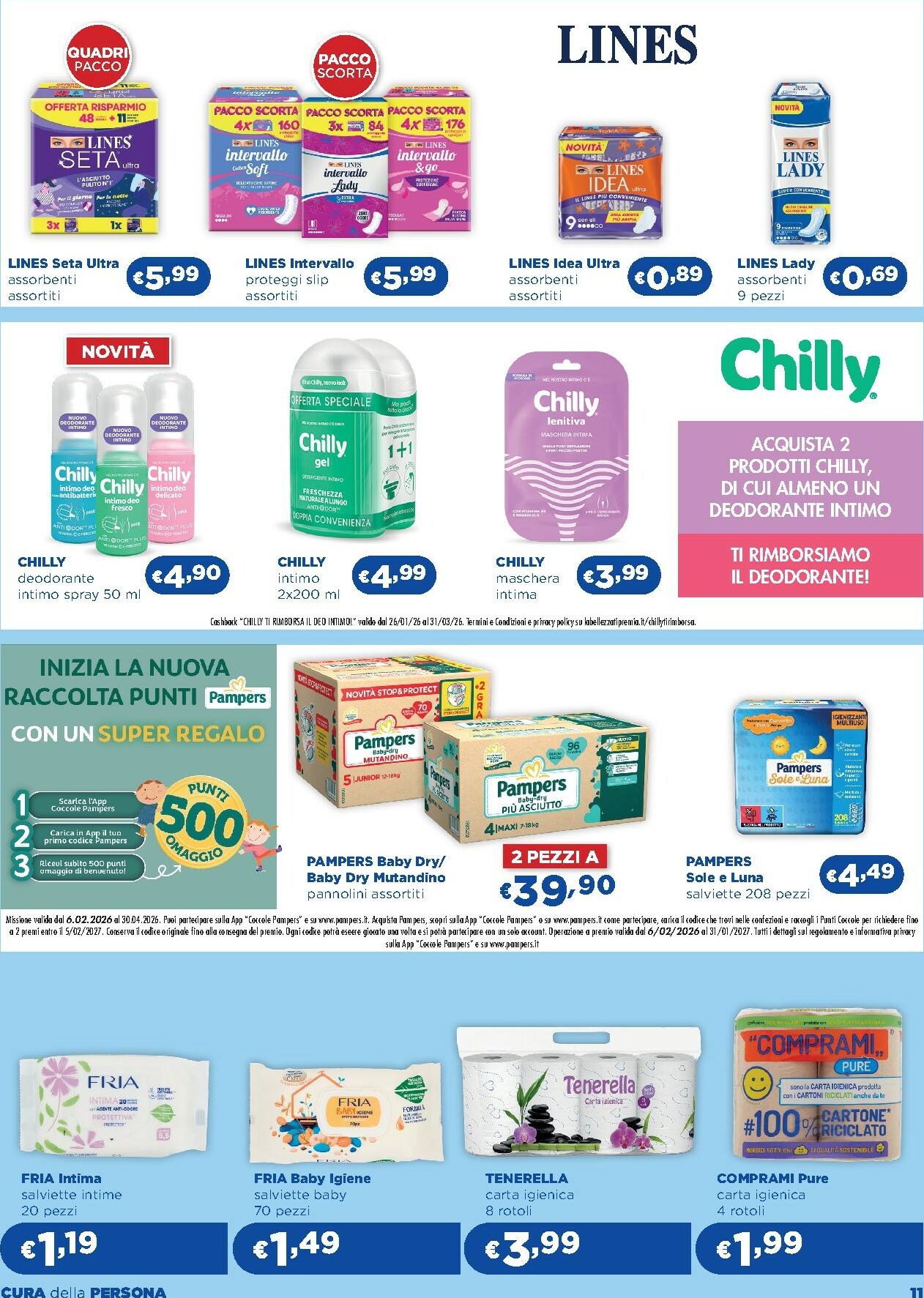 acqua-e-sapone - Volantino Acqua e Sapone - Abruzzo, Basilicata, Campania, Calabria, Lazio, Liguria, Lombardia, Marche, Molise, Piemonte, Puglia, Sardegna, Valle d’Aosta e Arezzo valido dal 05/02/2026 al 25/02/2026 - page: 11