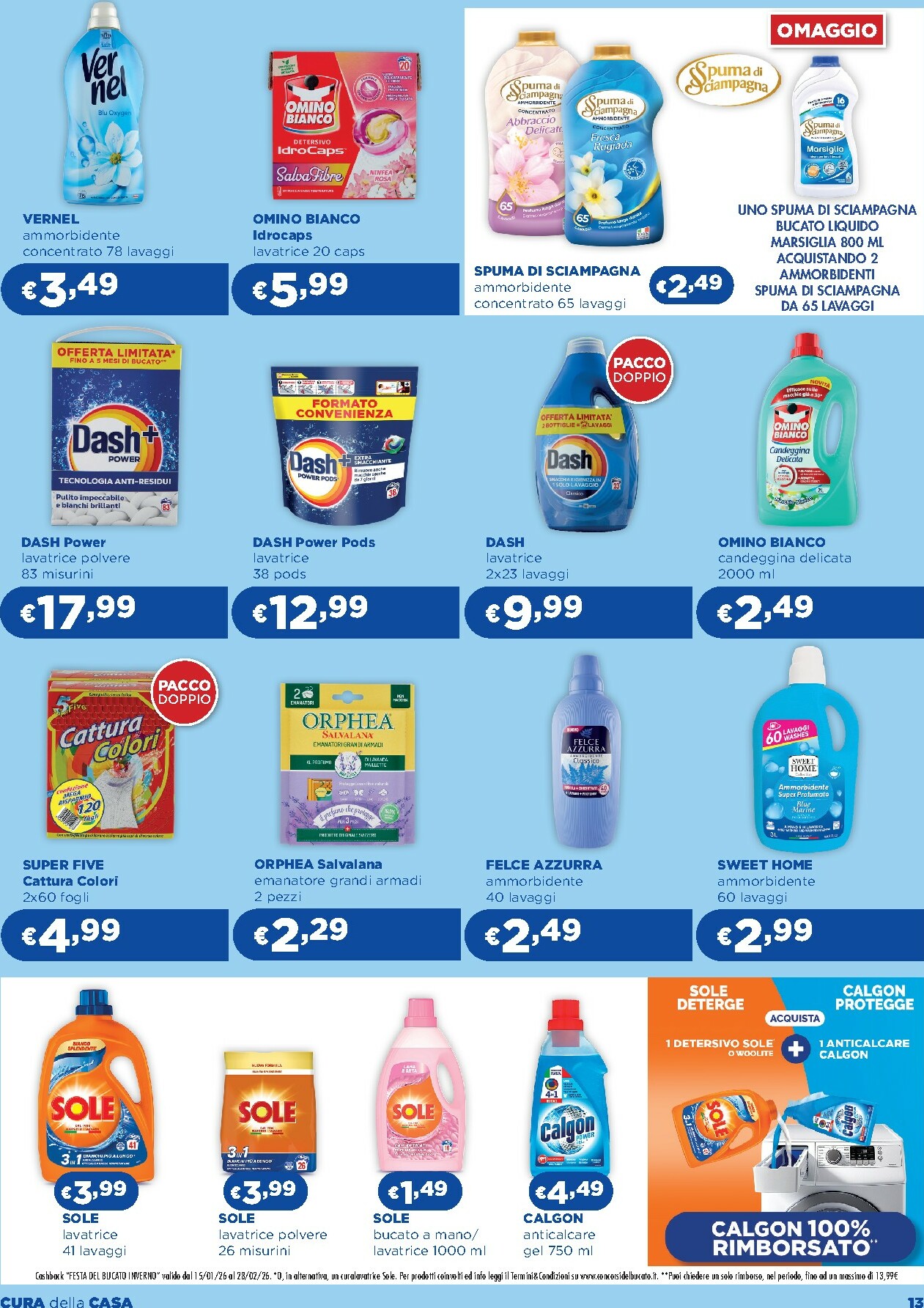 acqua-e-sapone - Volantino Acqua e Sapone - Toscana, dell’Umbria, Acquapendente, Rieti, Civitavecchia valido dal 05/02/2026 al 25/02/2026 - page: 13