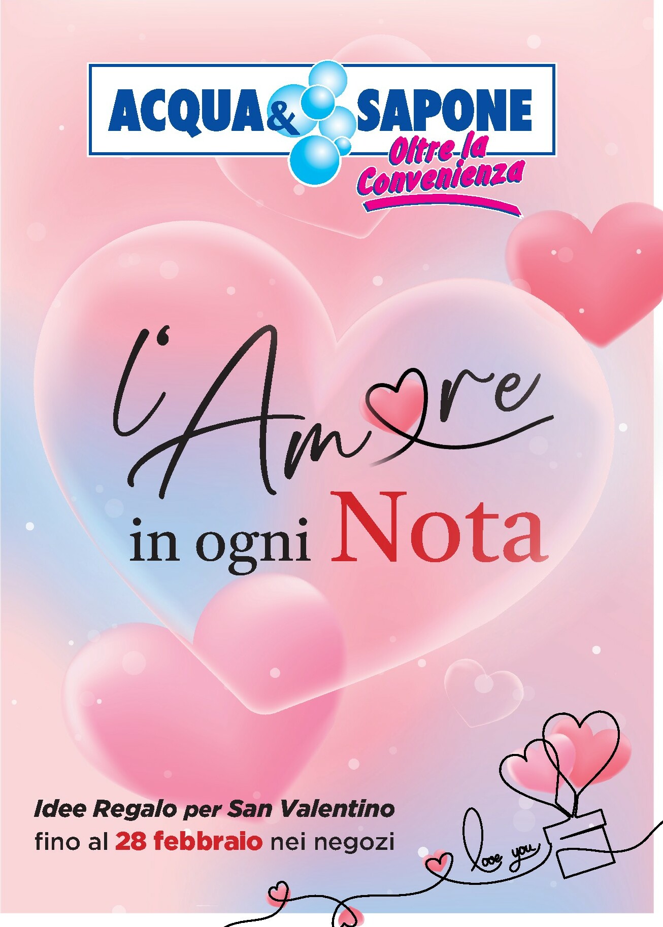 acqua-e-sapone - Volantino Acqua e Sapone - San Valentino valido dal 09/02/2026 al 28/02/2026
