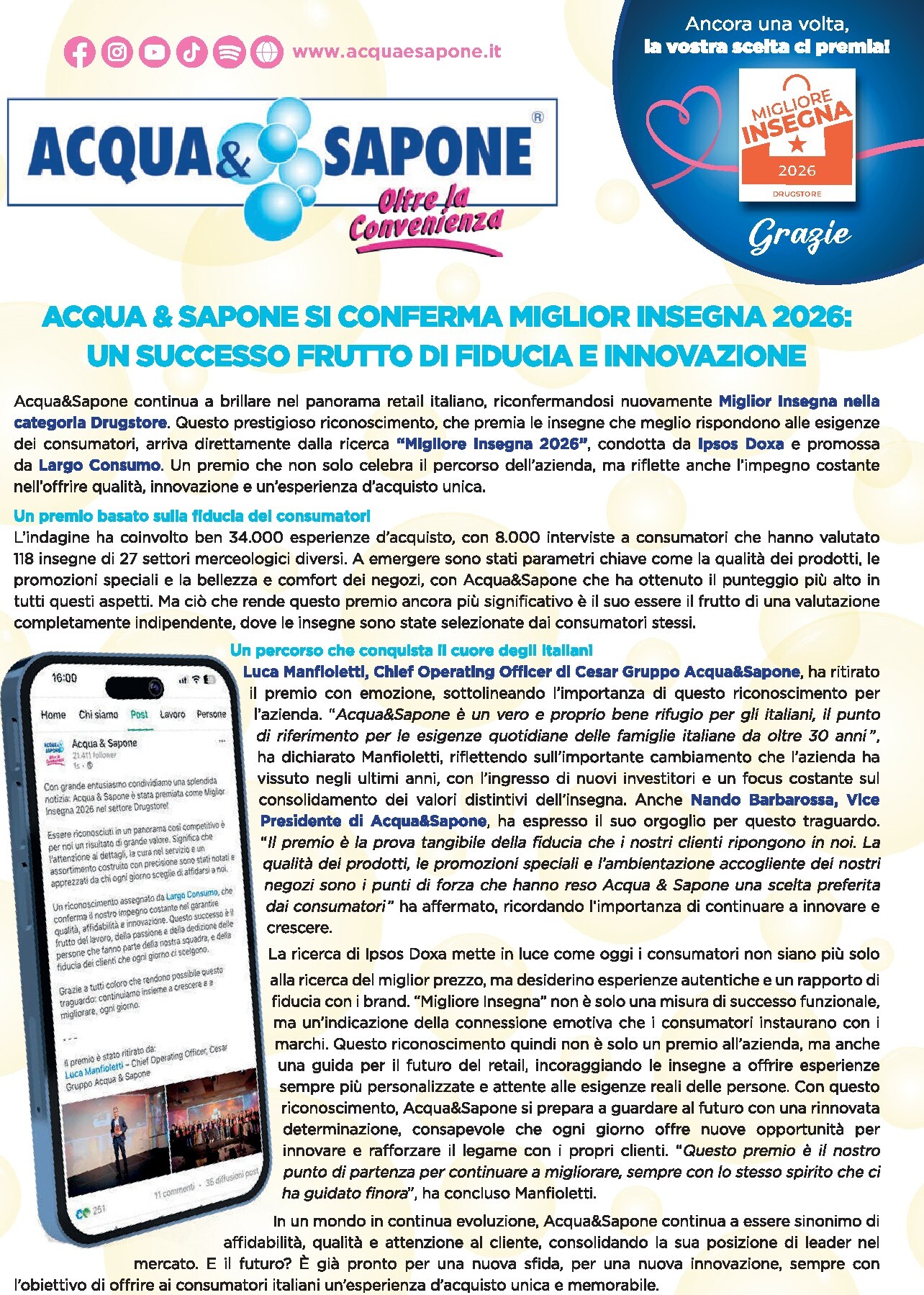 acqua-e-sapone - Volantino Acqua e Sapone valido dal 22/02/2026 al 14/03/2026 - page: 18