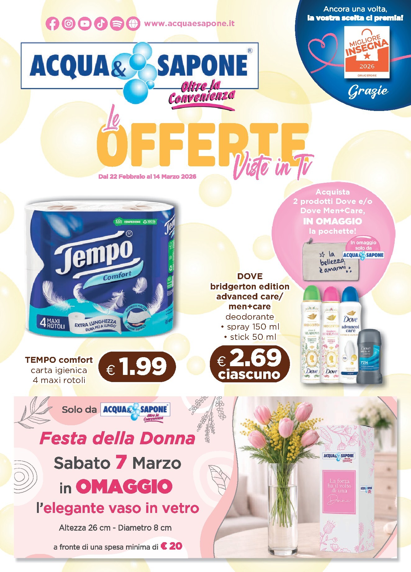 acqua-e-sapone - Volantino Acqua e Sapone valido dal 22/02/2026 al 14/03/2026