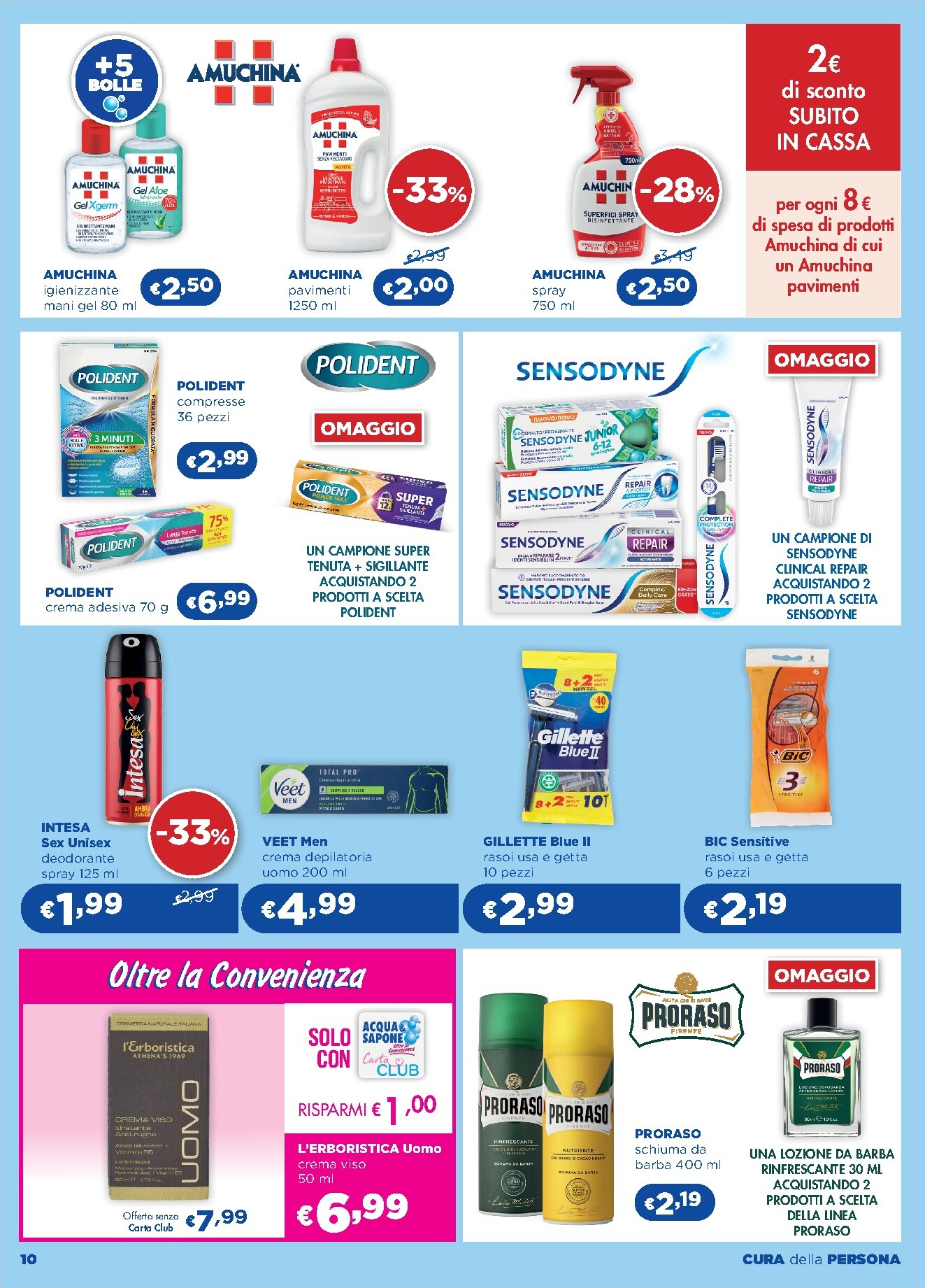 acqua-e-sapone - Volantino Acqua e Sapone - Abruzzo, Basilicata, Campania, Calabria, Lazio, Liguria, Lombardia, Marche, Molise, Piemonte, Puglia, Sardegna e Valle d’Aosta valido dal 26/02/2026 al 18/03/2026 - page: 10