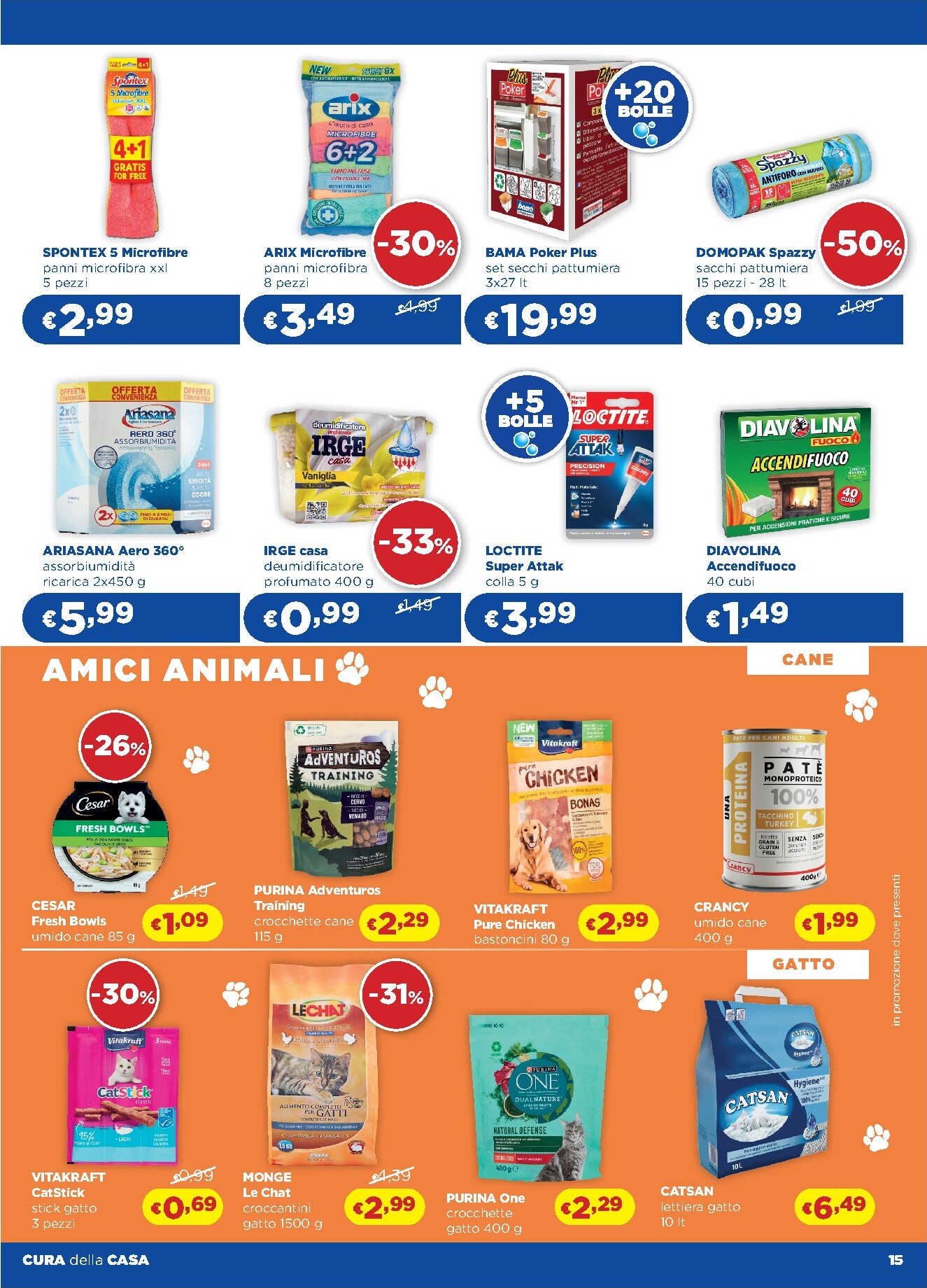 acqua-e-sapone - Volantino Acqua e Sapone - Abruzzo, Basilicata, Campania, Calabria, Lazio, Liguria, Lombardia, Marche, Molise, Piemonte, Puglia, Sardegna e Valle d’Aosta valido dal 18/03/2026 al 08/04/2026 - page: 15