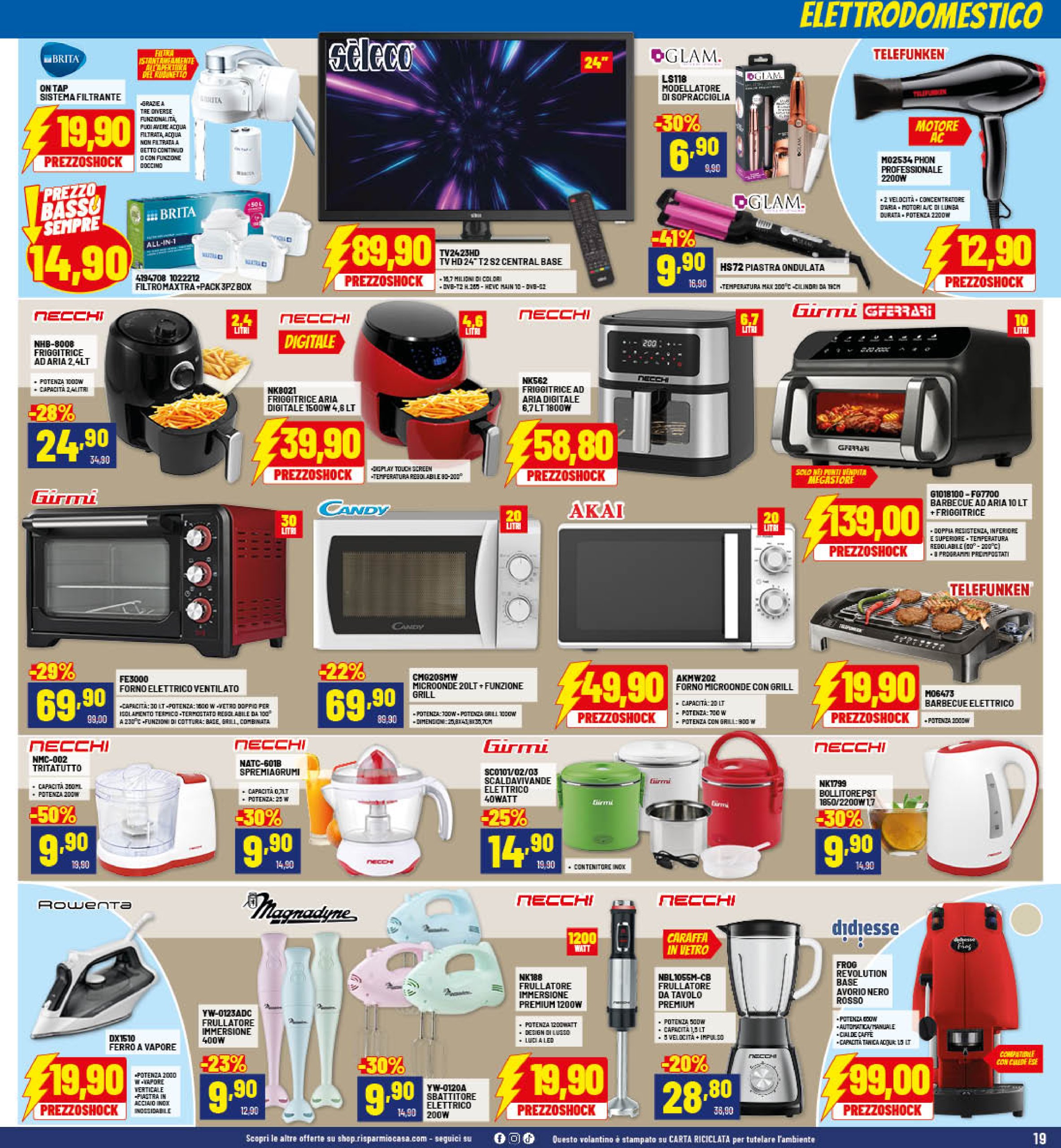 risparmio-casa - Volantino Risparmio Casa valido dal 22/03 al 05/04 - page: 19