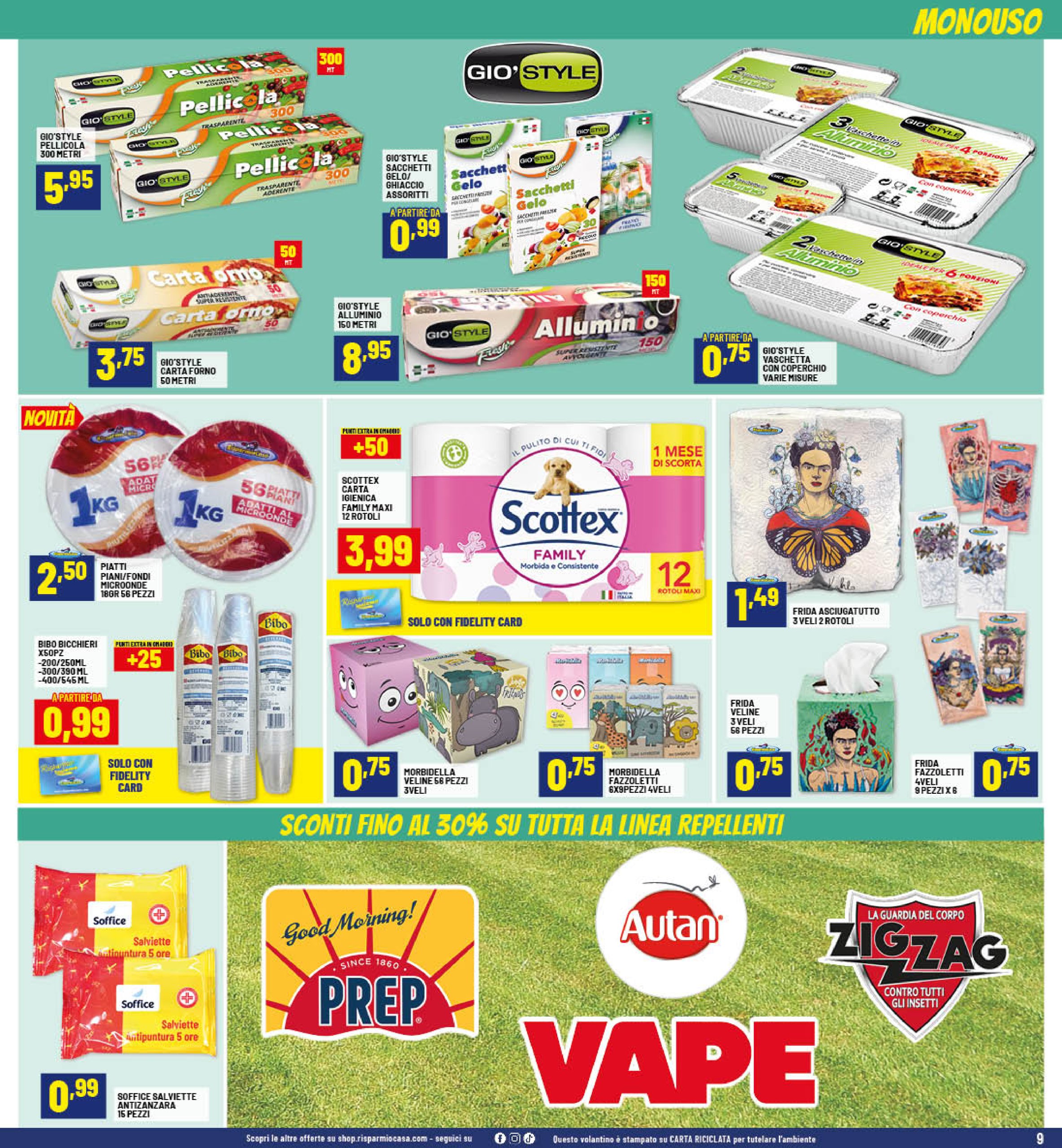 risparmio-casa - Volantino Risparmio Casa valido dal 24/07 al 10/08 - page: 9
