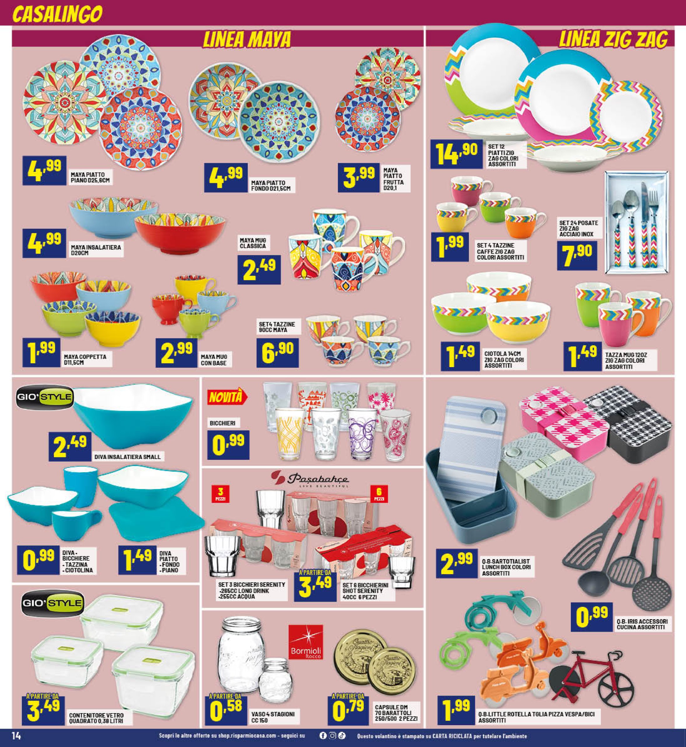 risparmio-casa - Volantino Risparmio Casa valido dal 24/07 al 10/08 - page: 14