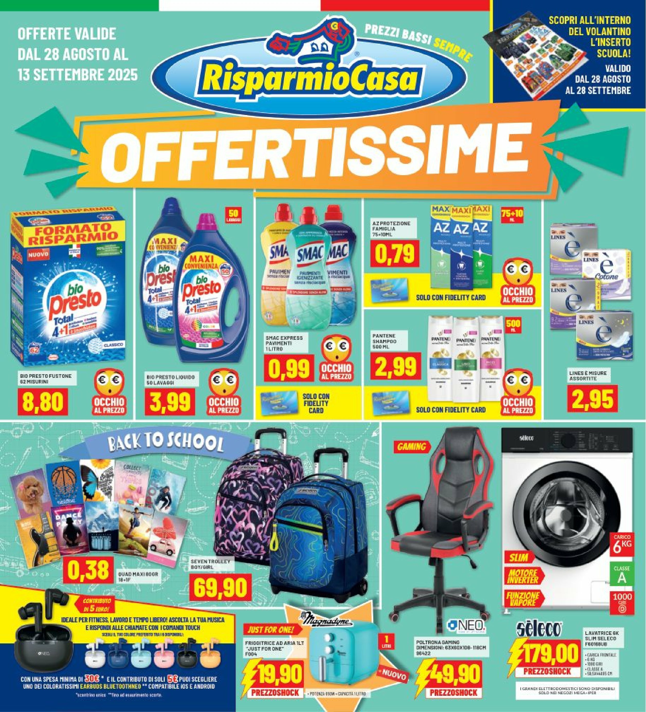 risparmio-casa - Volantino Risparmio Casa valido dal 28/08 al 13/09