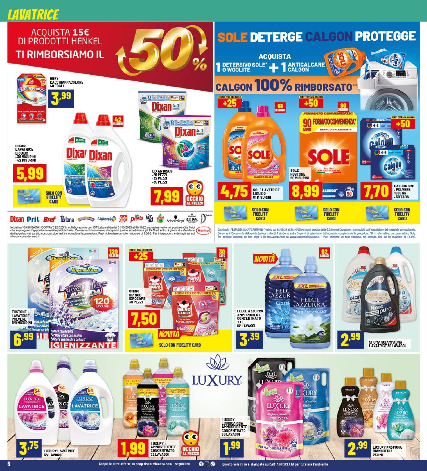 risparmio-casa - Volantino Risparmio Casa valido dal 25/09 al 12/10 - page: 6