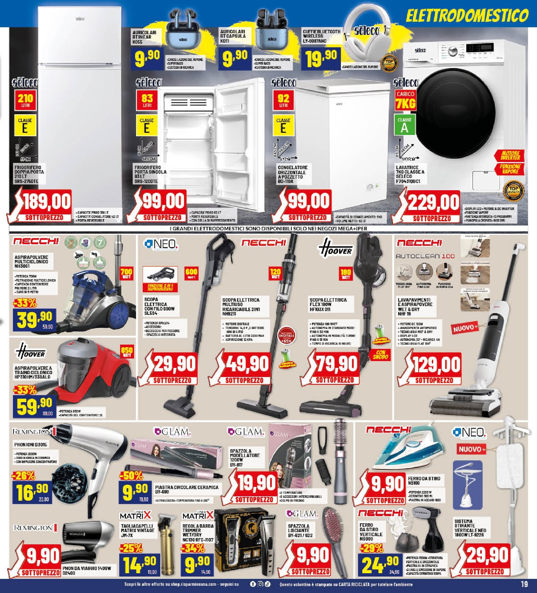 risparmio-casa - Volantino Risparmio Casa valido dal 25/09 al 12/10 - page: 19