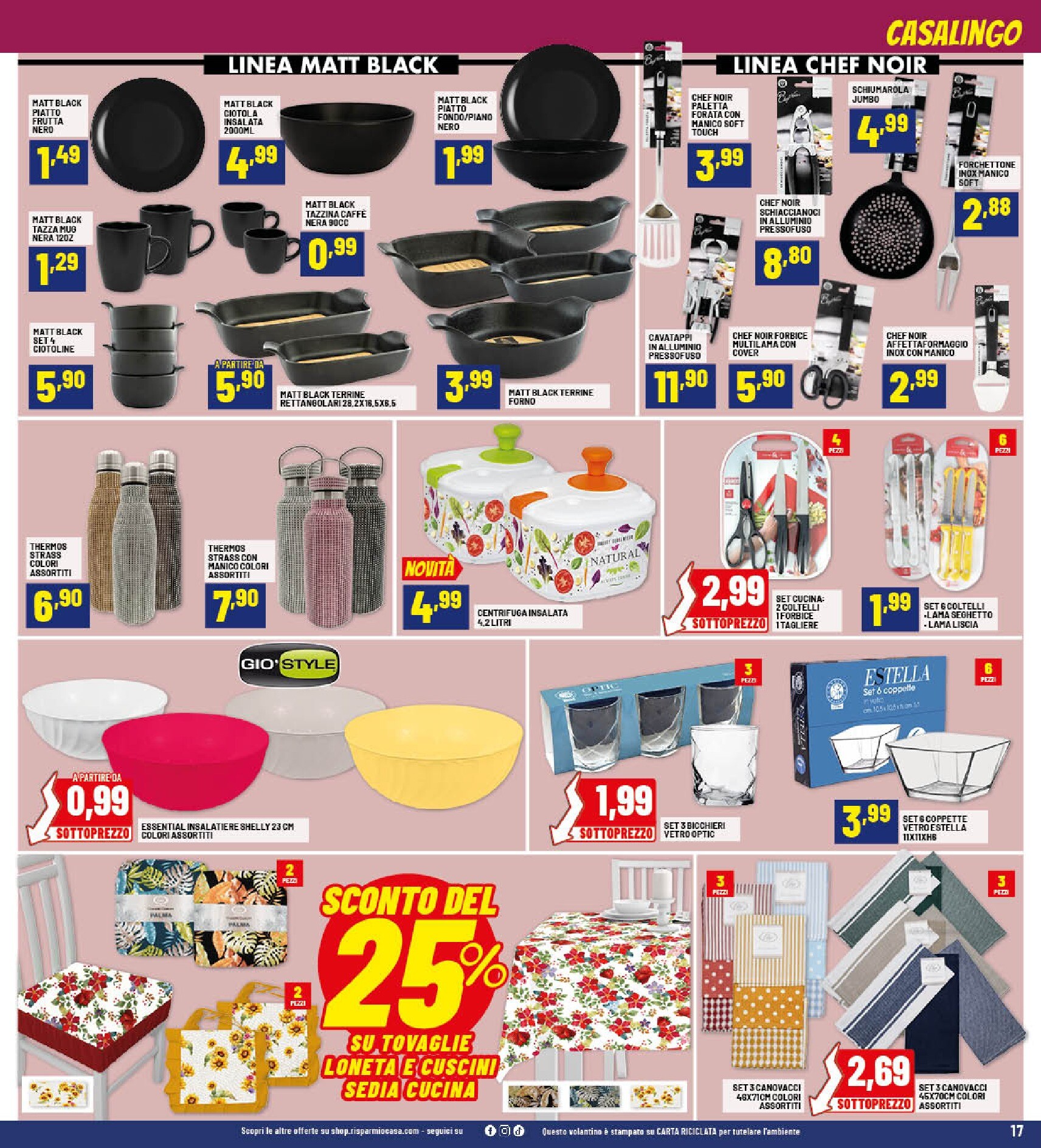 risparmio-casa - Volantino Risparmio Casa valido dal 25/09 al 12/10 - page: 17