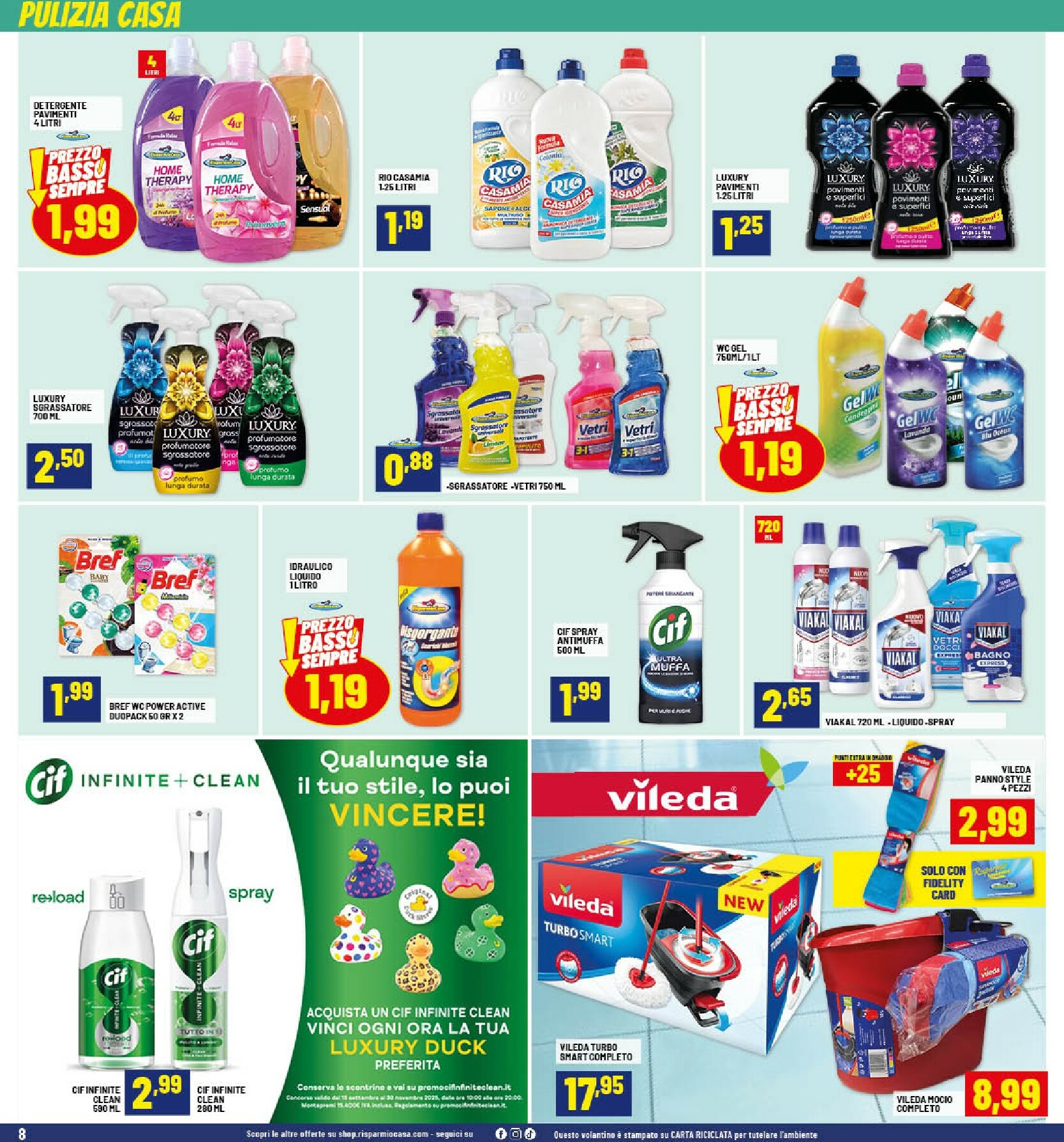 risparmio-casa - Volantino Risparmio Casa valido dal 23/10 al 08/11 - page: 8