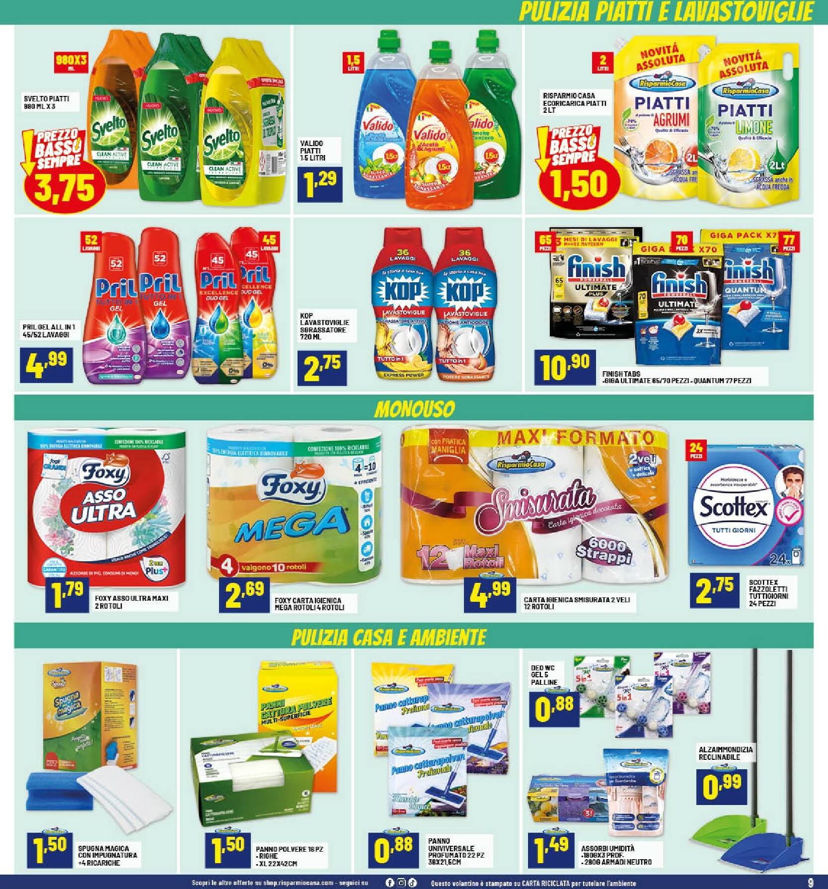 risparmio-casa - Volantino Risparmio Casa valido dal 23/10 al 08/11 - page: 9