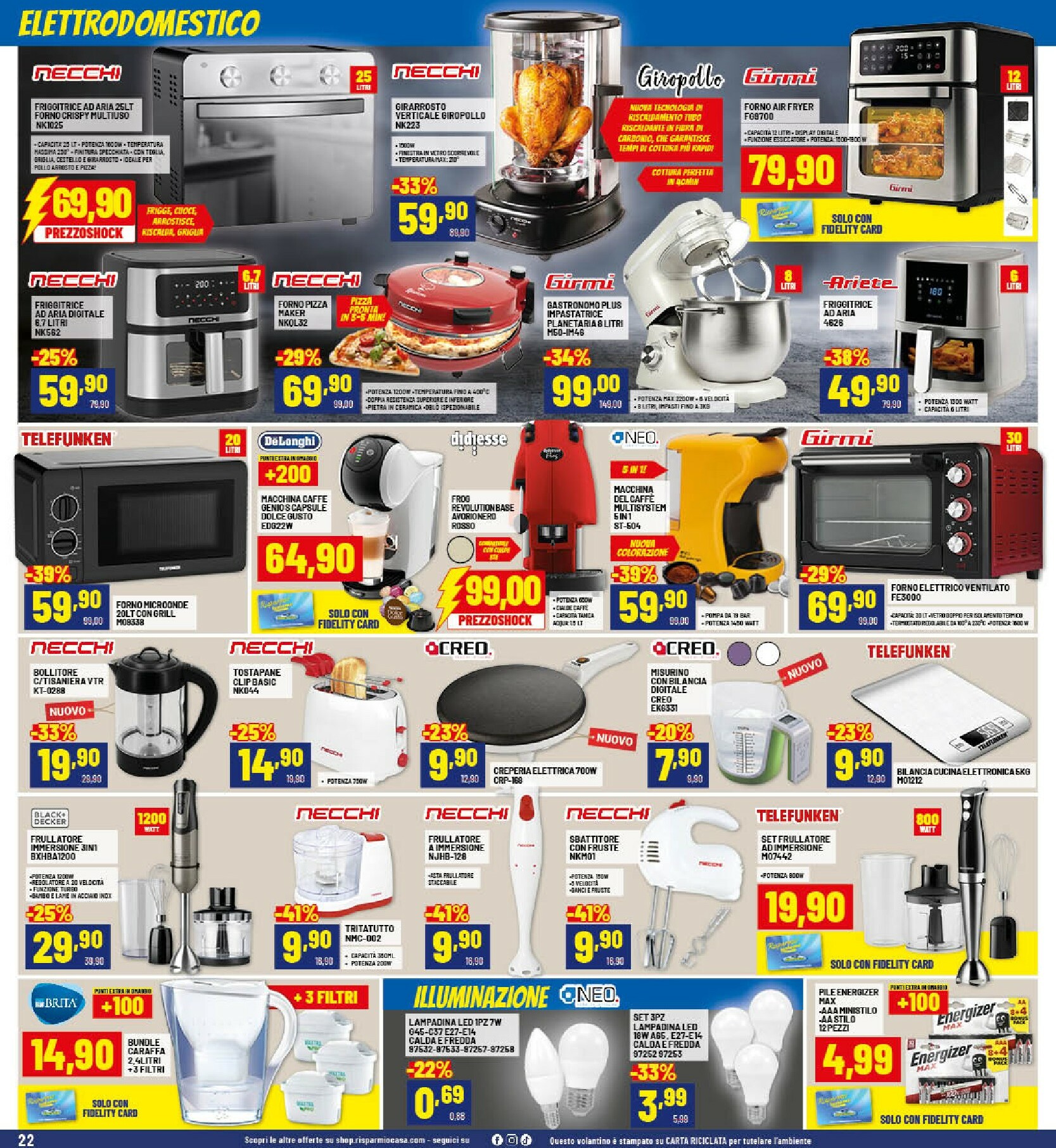 risparmio-casa - Volantino Risparmio Casa valido dal 23/10 al 08/11 - page: 22