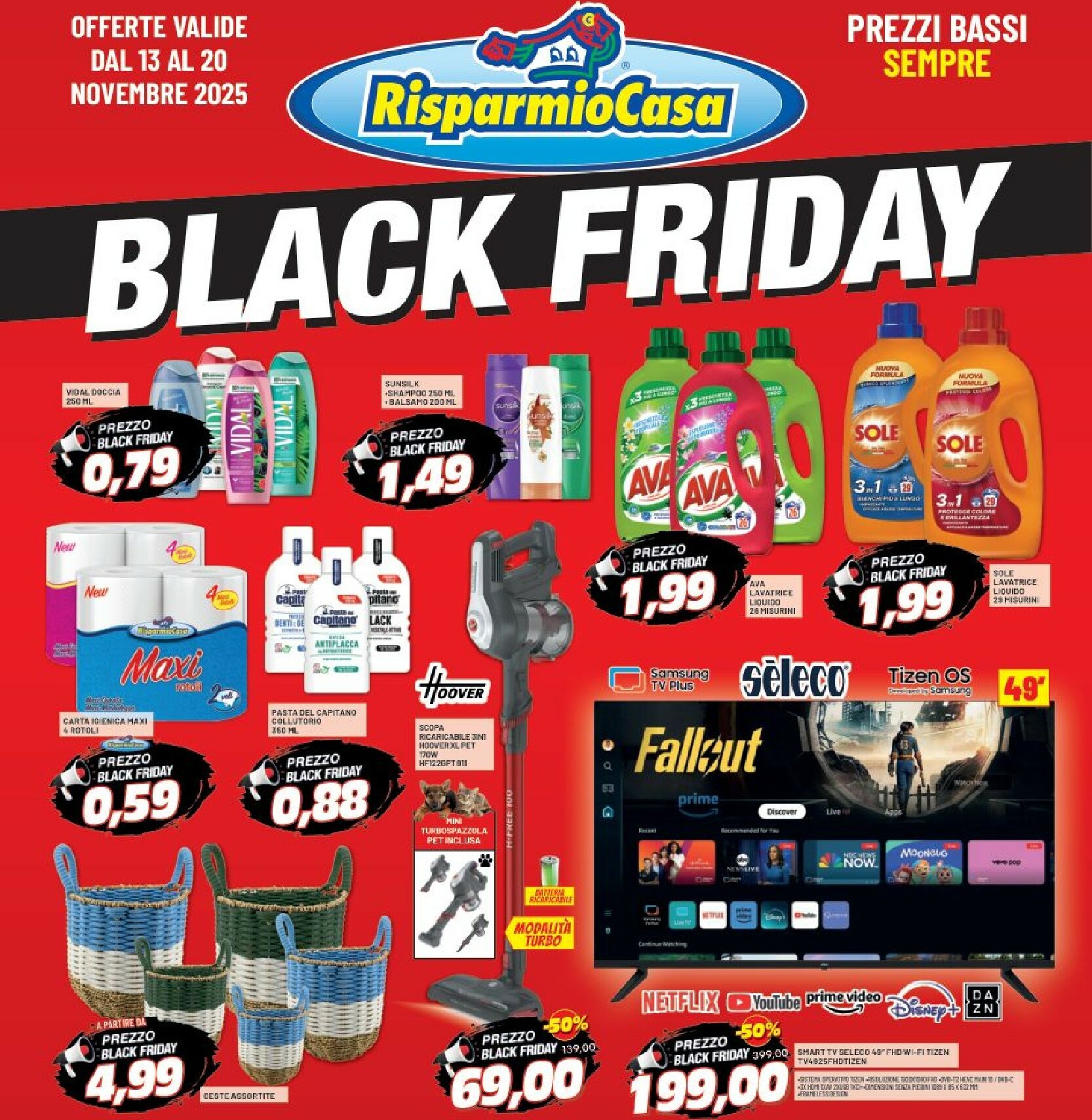 risparmio-casa - Volantino Risparmio Casa - Black Friday valido dal 13/11 al 20/11