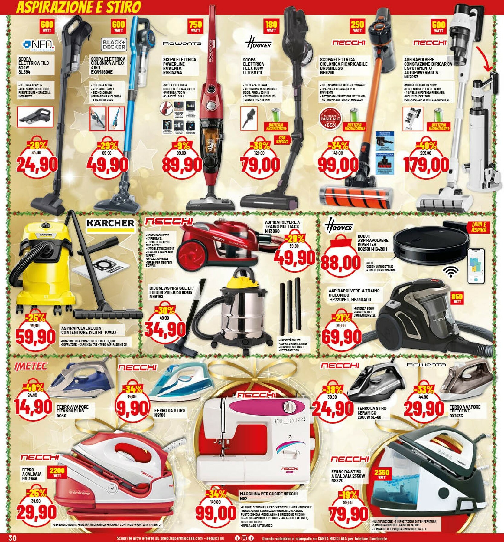 risparmio-casa - Volantino Risparmio Casa - Natale valido dal 26/11 al 20/12 - page: 30