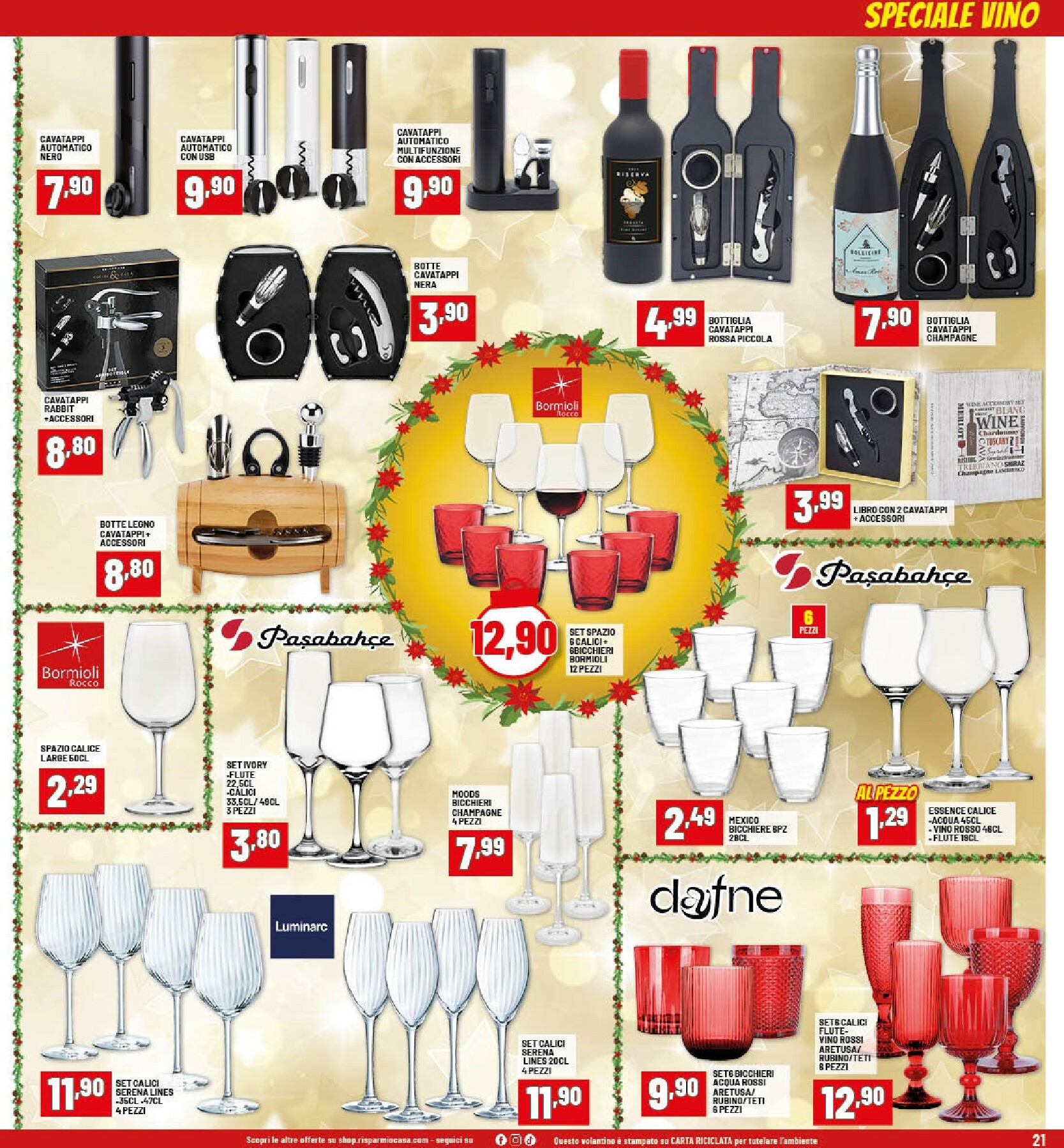 risparmio-casa - Volantino Risparmio Casa - Natale valido dal 26/11 al 20/12 - page: 21