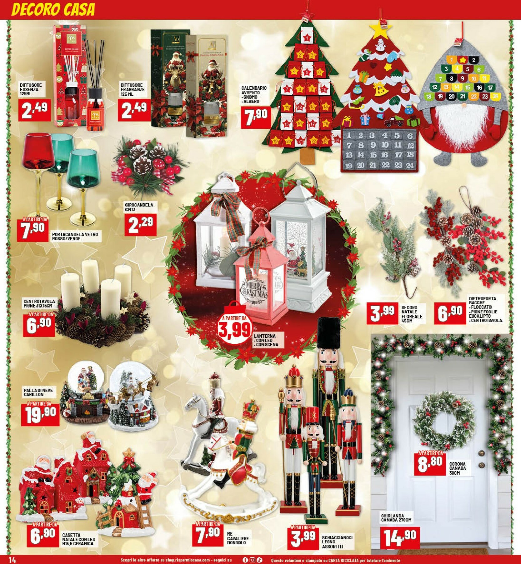 risparmio-casa - Volantino Risparmio Casa - Natale valido dal 26/11 al 20/12 - page: 14