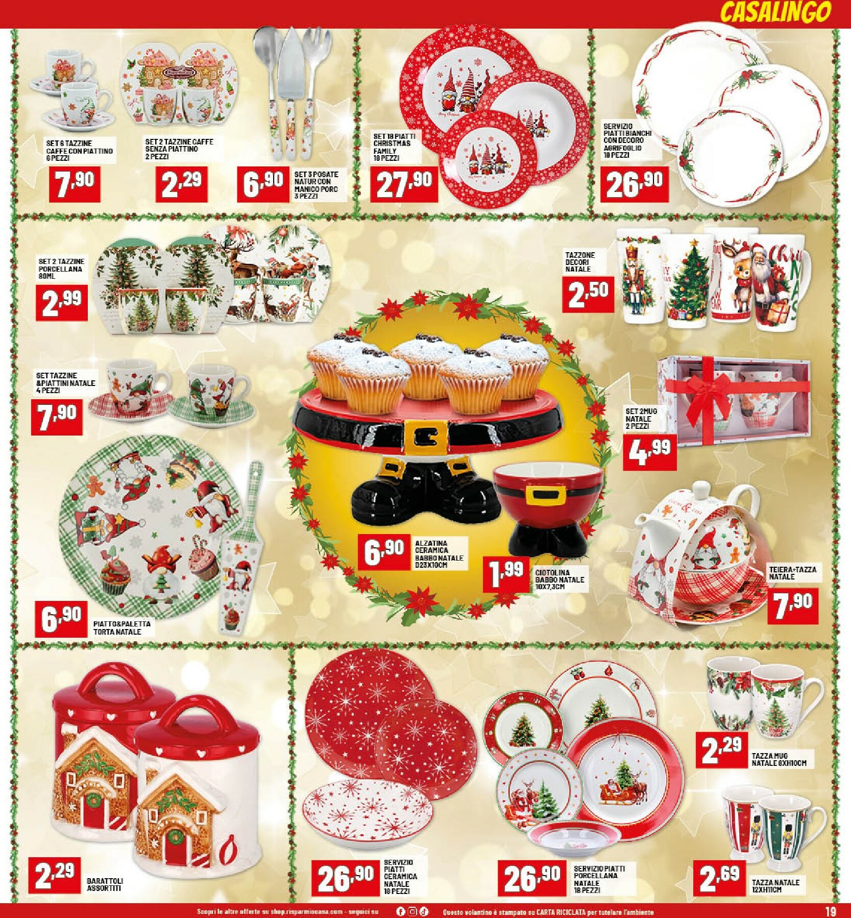 risparmio-casa - Volantino Risparmio Casa - Natale valido dal 26/11 al 20/12 - page: 19