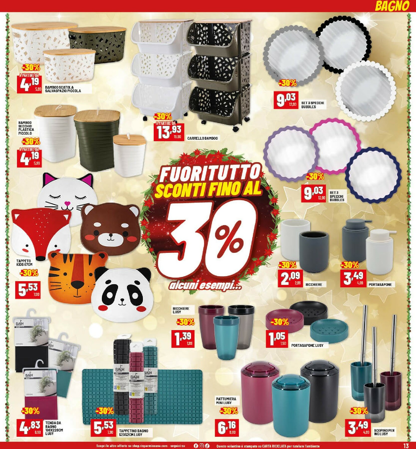 risparmio-casa - Volantino Risparmio Casa valido dal 22/12 al 04/01 - page: 13