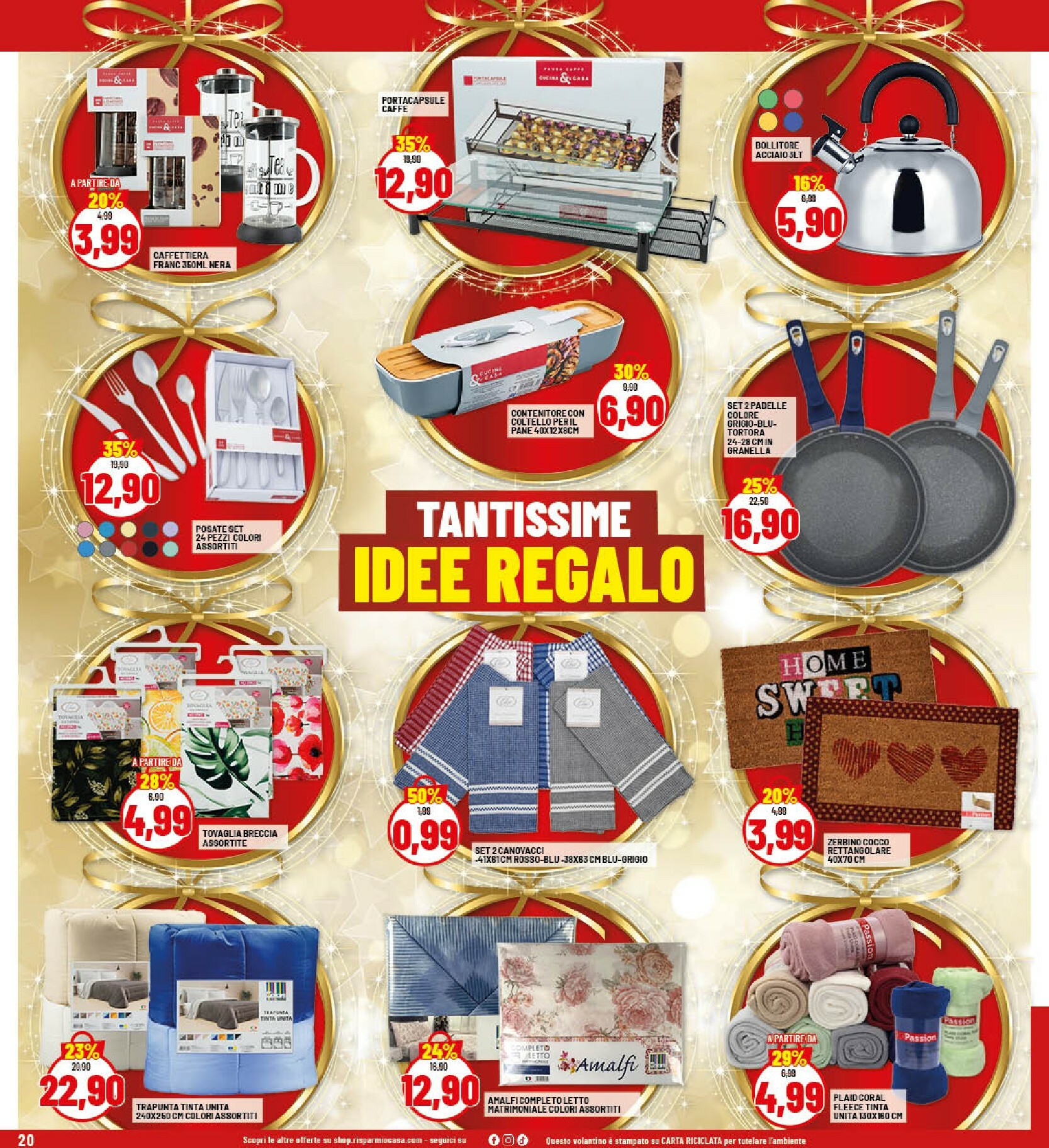 risparmio-casa - Volantino Risparmio Casa valido dal 22/12 al 04/01 - page: 20