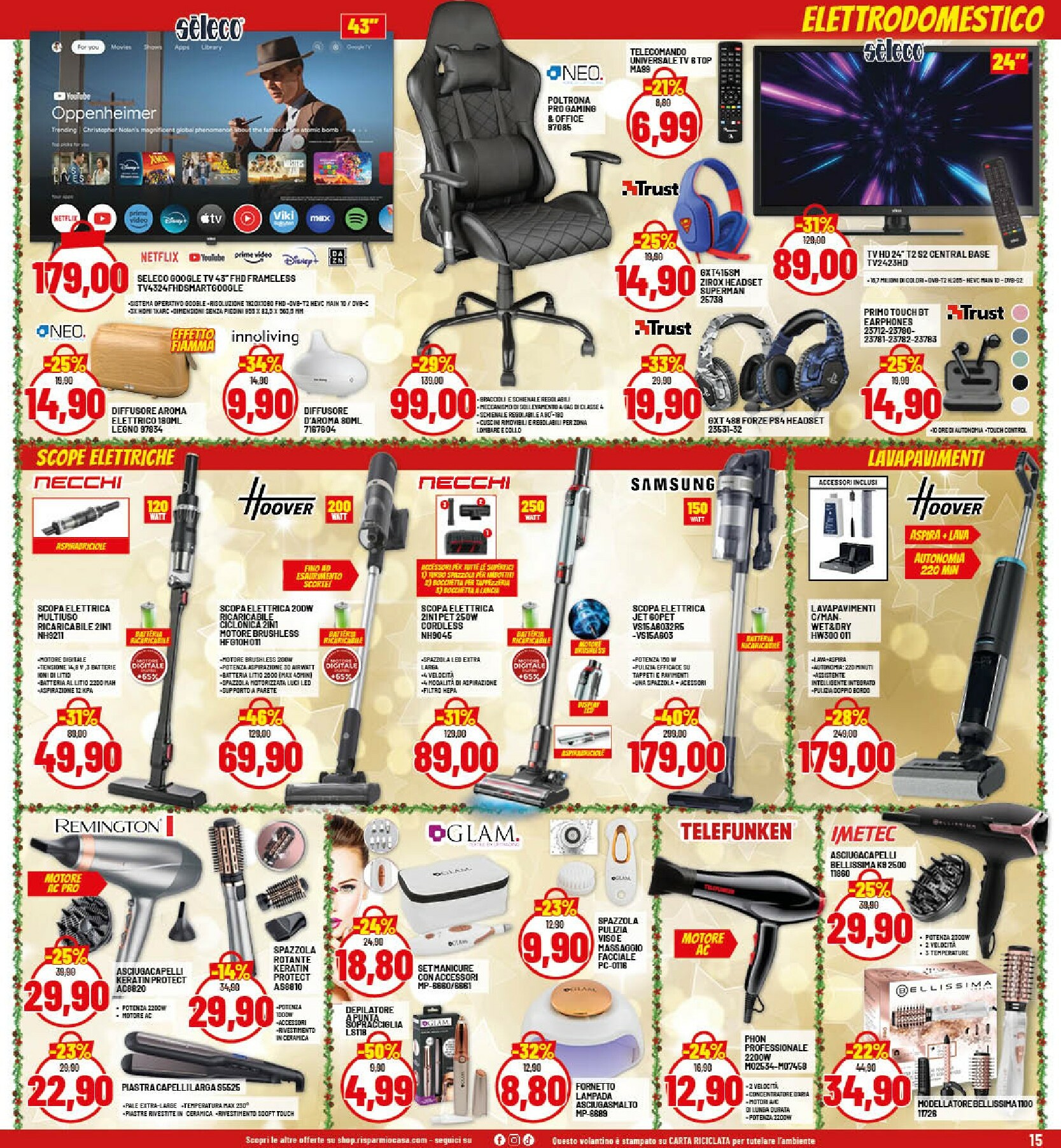 risparmio-casa - Volantino Risparmio Casa valido dal 22/12 al 04/01 - page: 15