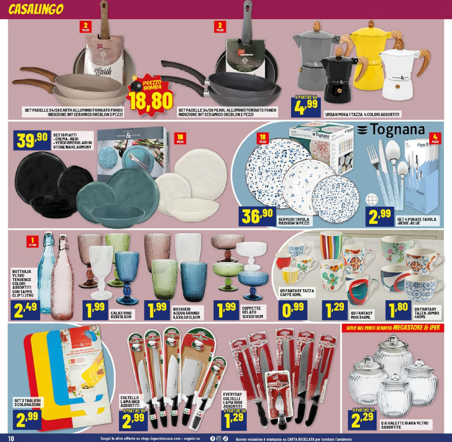 risparmio-casa - Volantino Risparmio Casa valido dal 07/01 al 18/01 - page: 10