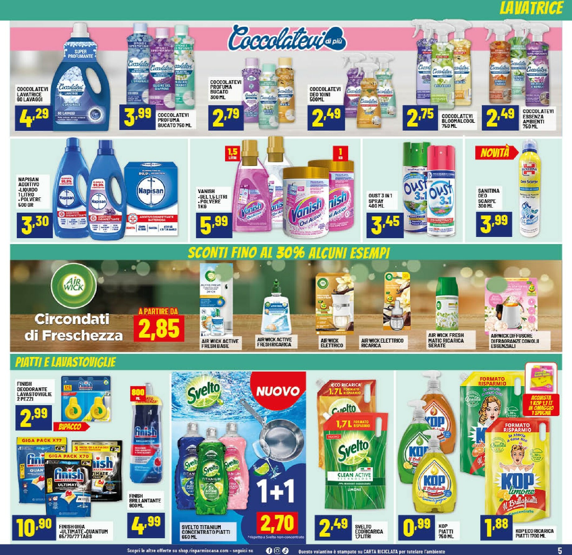 risparmio-casa - Volantino Risparmio Casa valido dal 24/01 al 08/02 - page: 5