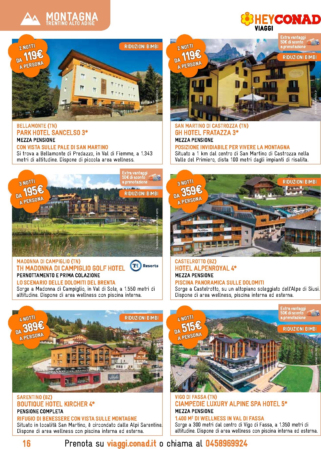 conad - Volantino Conad - HeyConad Viaggi per la prossima settimana dal lunedì 01/06/2026 al mercoledì 30/09/2026 - page: 16