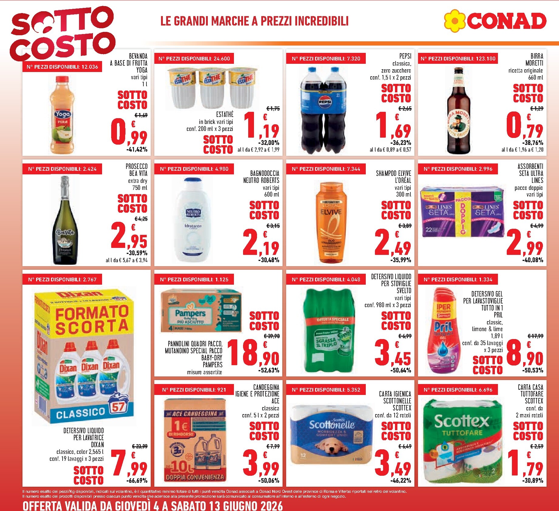 conad - Volantino Conad per la prossima settimana dal giovedì 04/06/2026 al sabato 13/06/2026 - page: 4