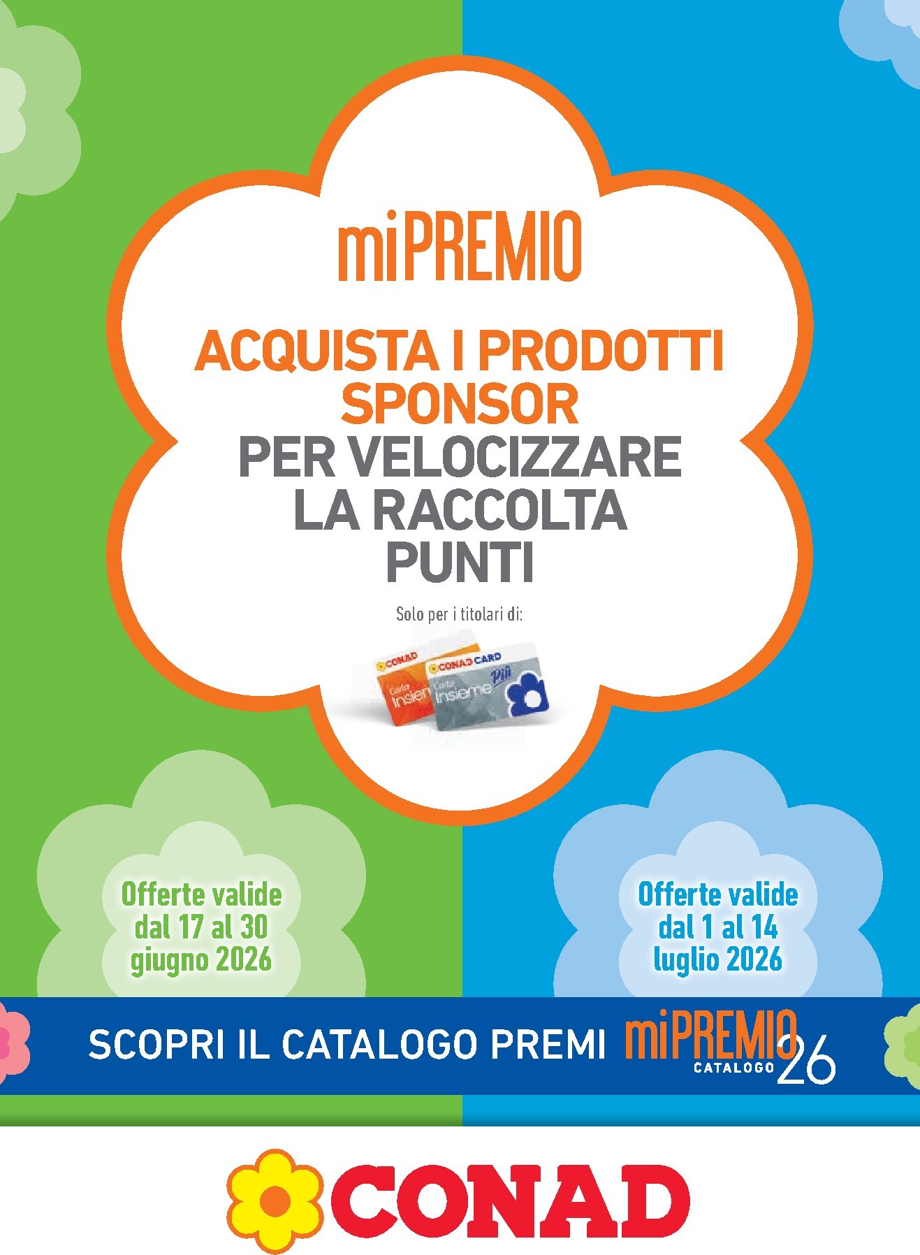 conad - Volantino Conad - miPremio per la prossima settimana dal mercoledì 17/06/2026 al martedì 14/07/2026