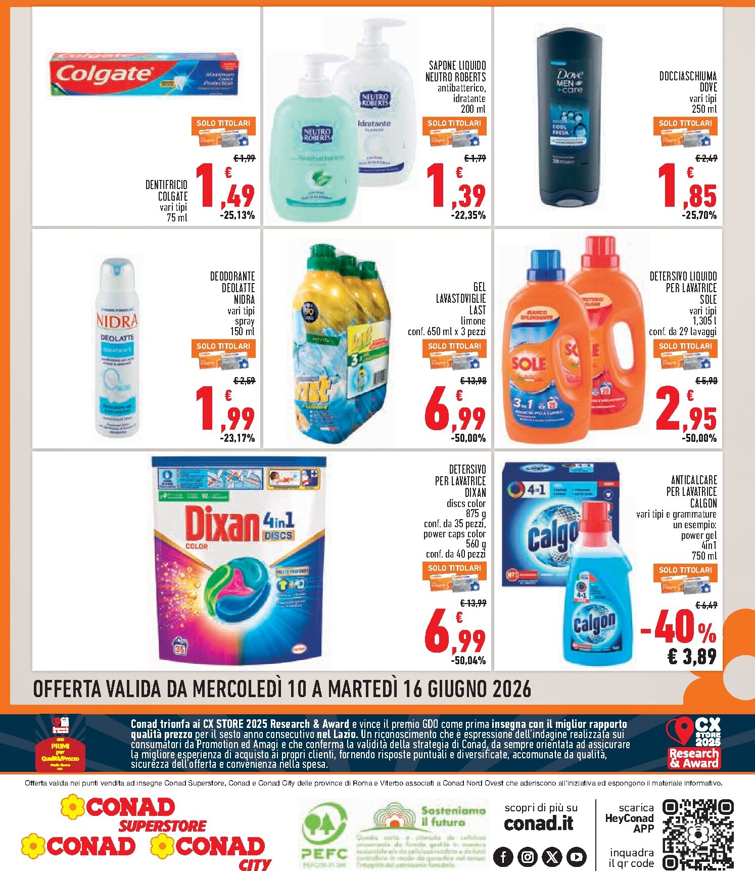 conad - Volantino attuale di Conad - Convenienza Più valido dal mercoledì 10/06/2026 al martedì 16/06/2026 - page: 8
